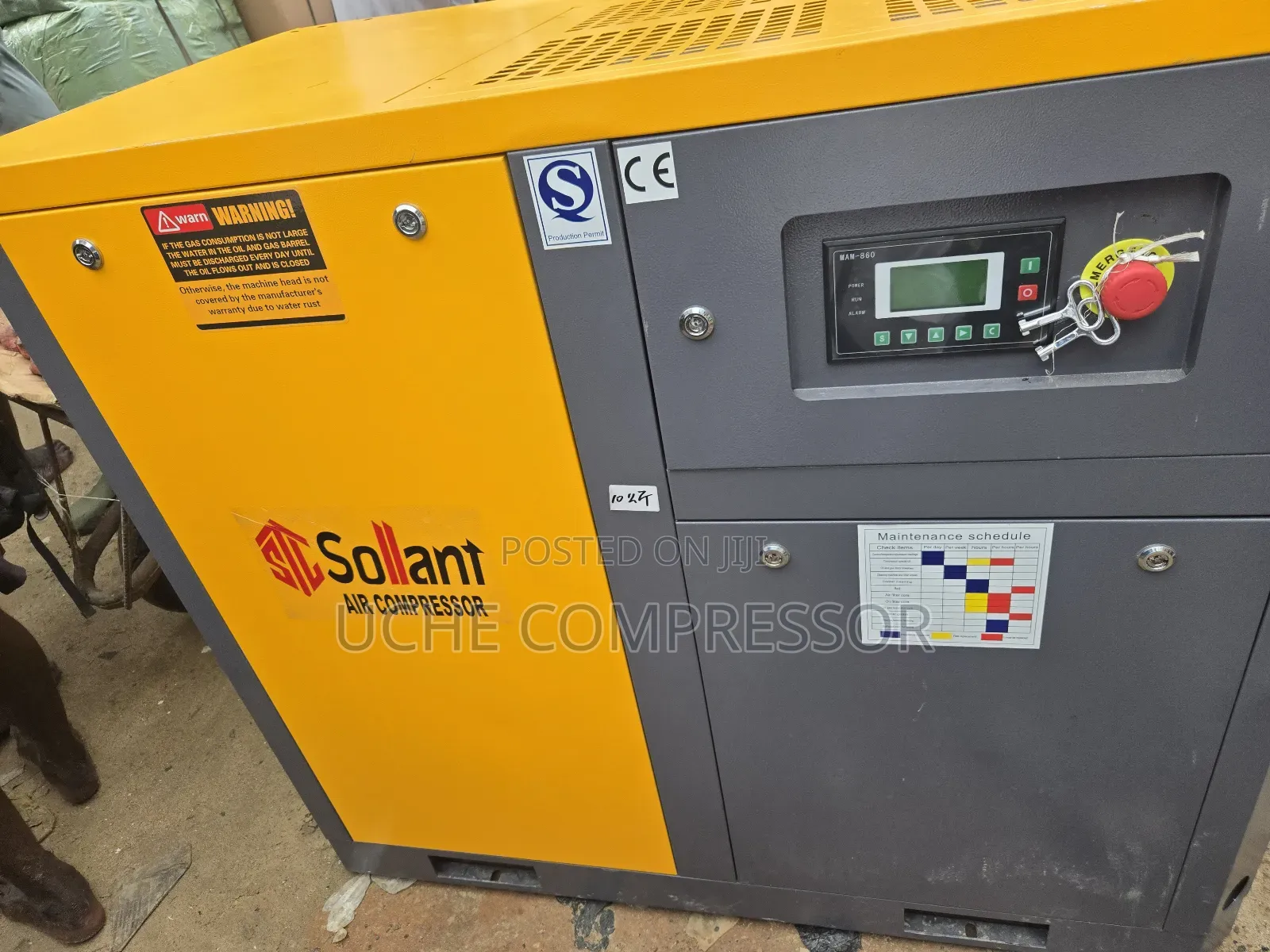 Screw Air Compressor 30hp 22kw 10bar