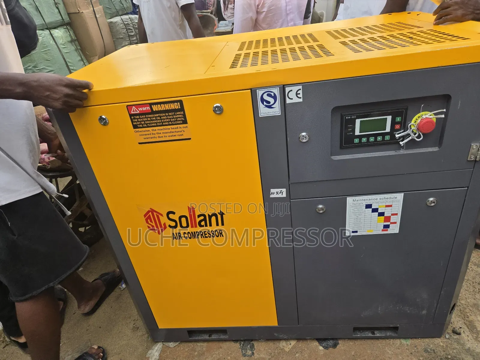 Screw Air Compressor 30hp 22kw 10bar