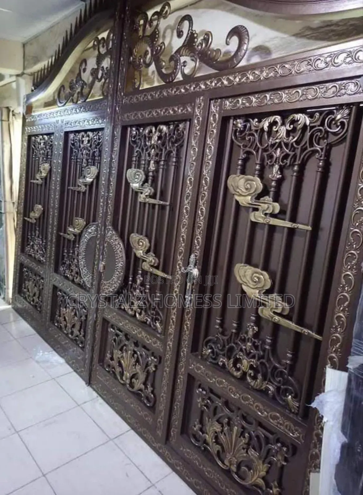 ( Luxury Gate ) Copper Steel Gate