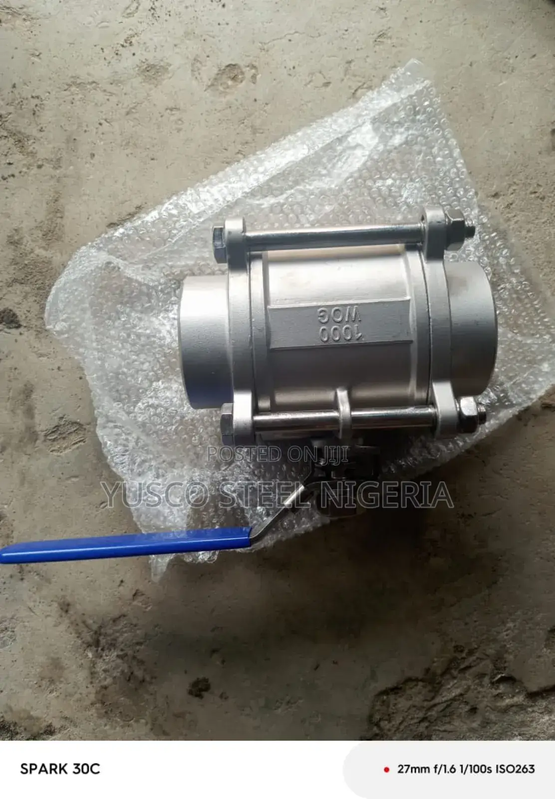 3" Stainless Steel Ball Valve
