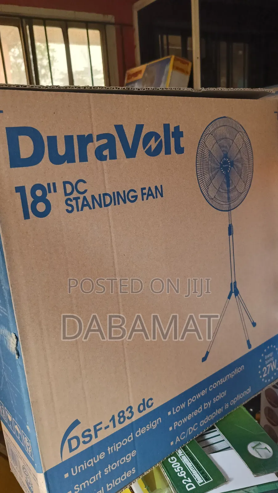 Duravolt 18 Inches Ac/Dc Standing Fan