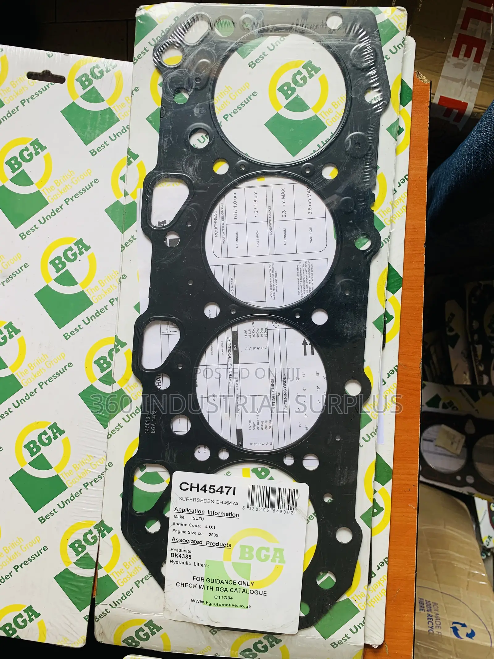 Bga Gasket - Ch4547i Cylinder Head for Opel,Vauxhall