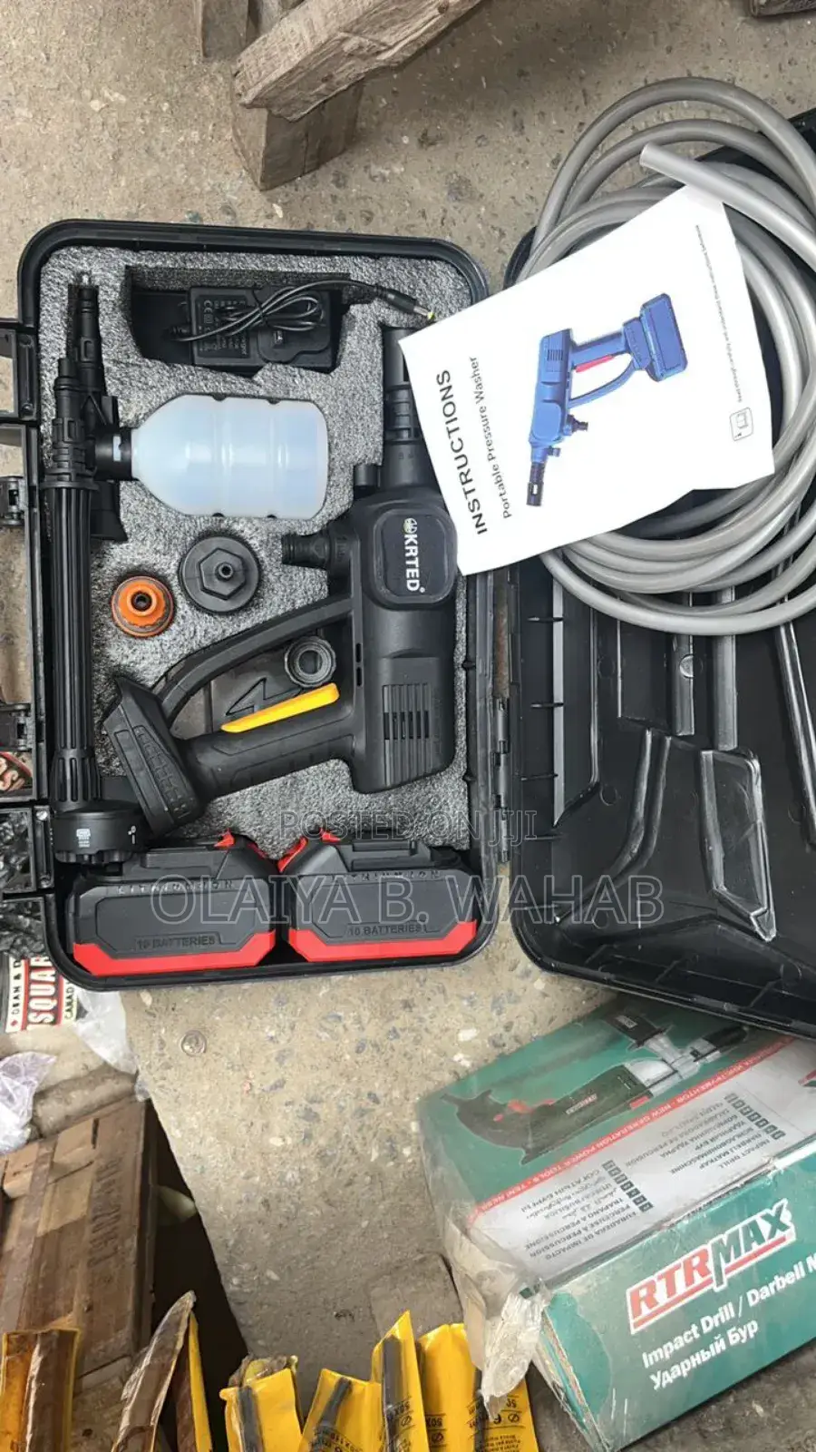 Cordless Pressure Washer – Portable Powerful Cleaning Tool