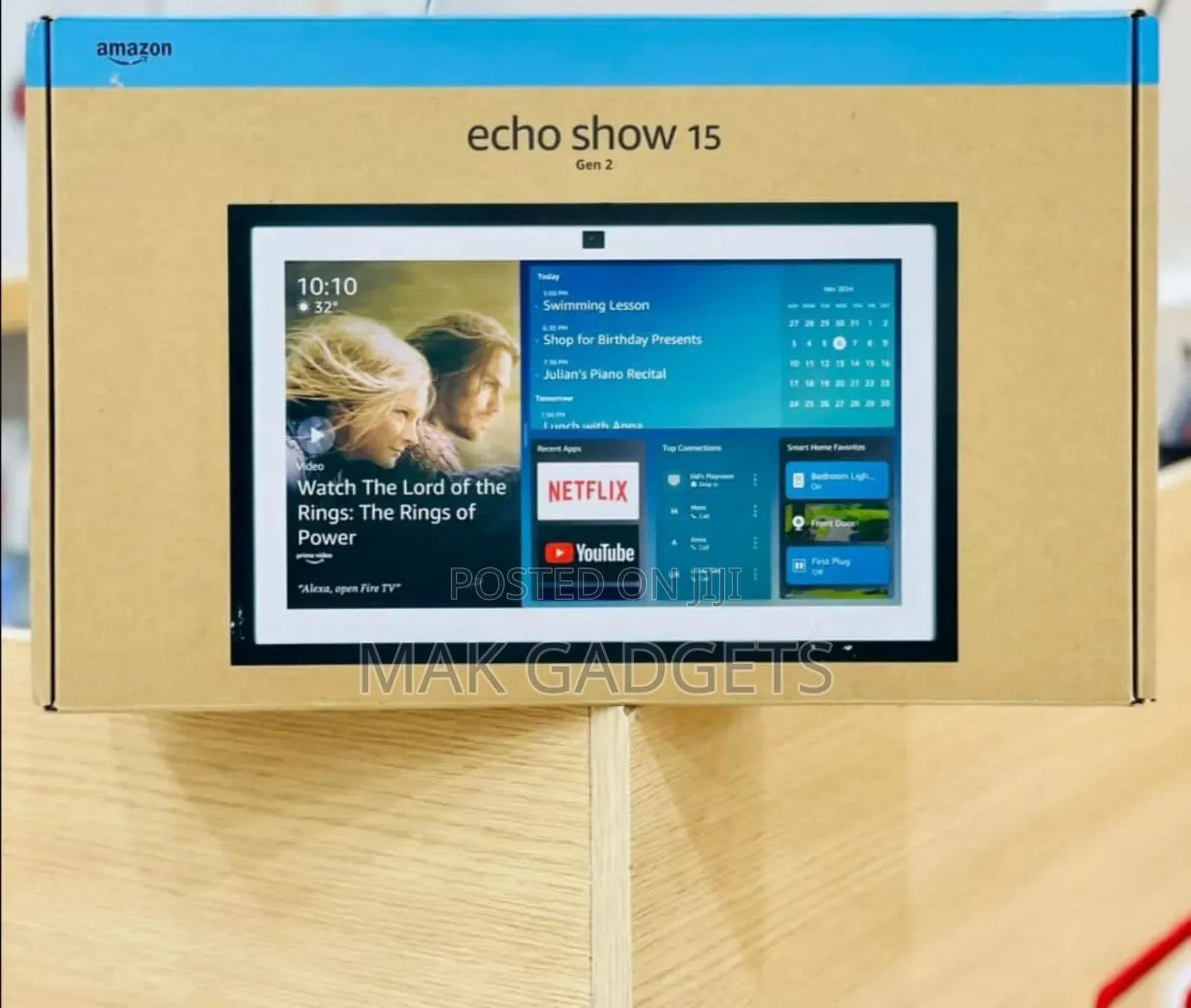 Amazon Echo Show 15 Newest Model- Full Hd 15.6" Kitchen Hub For Home