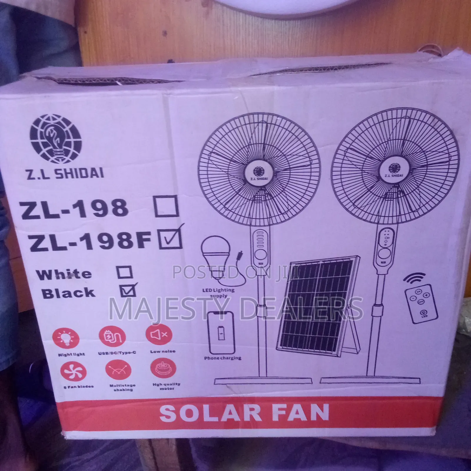 Standing Solar Fan Best Dc With Phone Charger Port Inches