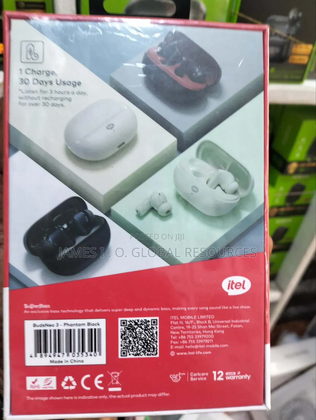 Itel Bluetooth Ear Buds Buds Neo 3