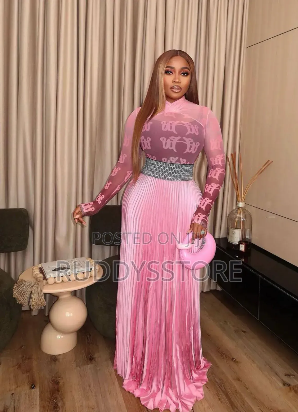 Alexander Wang Pink Dress | Elegant Layered Tulle Gown for Women