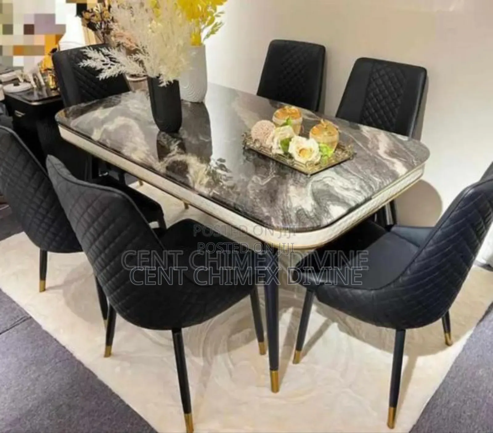 Complete 6 Seater Dinning Table And Chairs