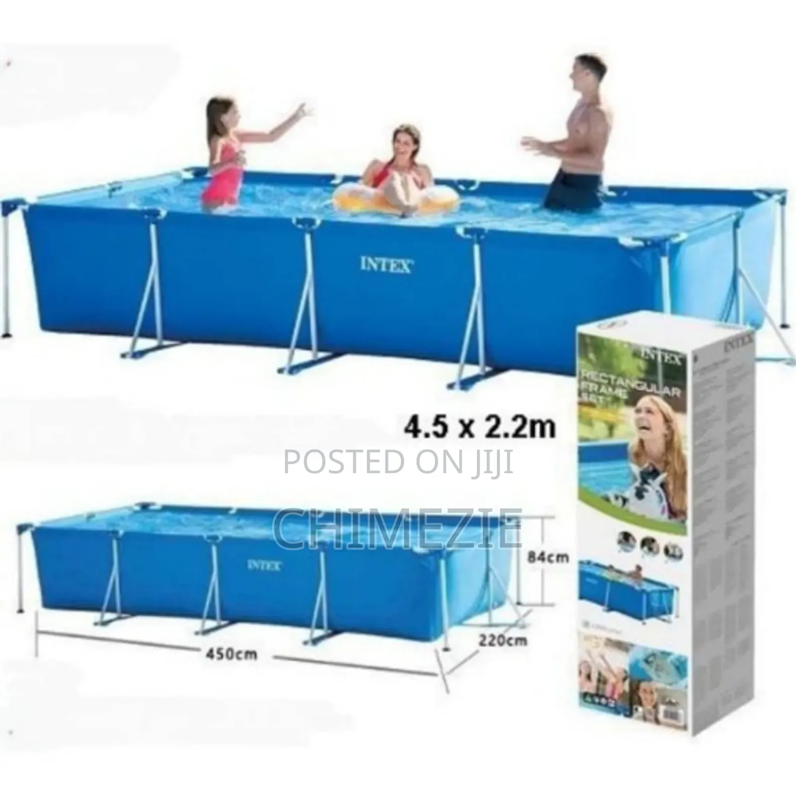 Above the Ground Intex Swimming Pool - 15 by 7ft
