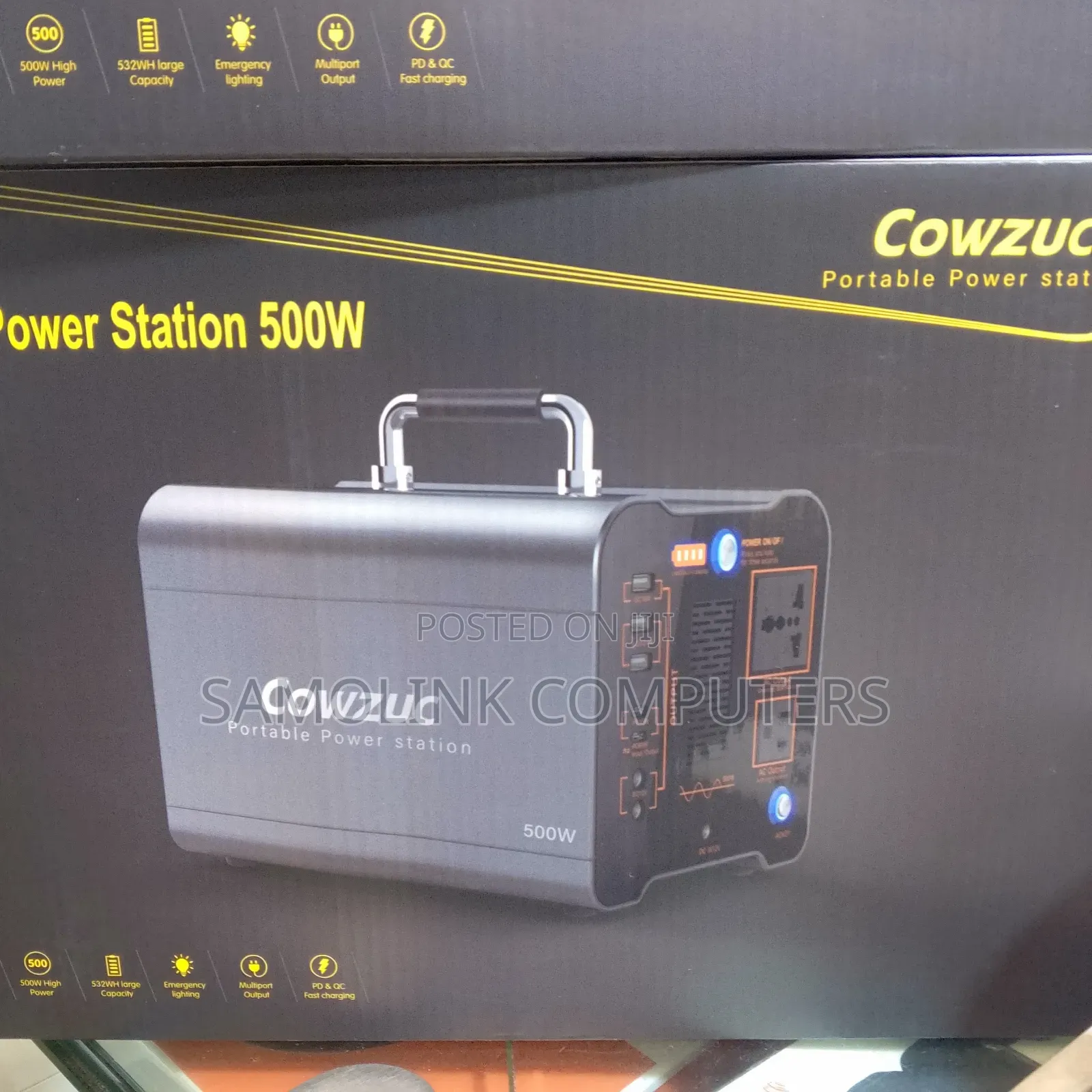 Cowzuc Portable Power Station 500w
