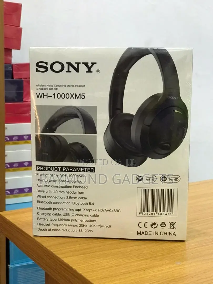 Sony Wh-1000xm5 Wireless Noise Cancelling Stereo Headset – Full Ear