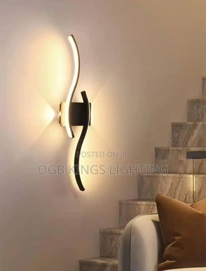 Led Strip Wall Lamp 60/Cm Remote Control Double Curve Light