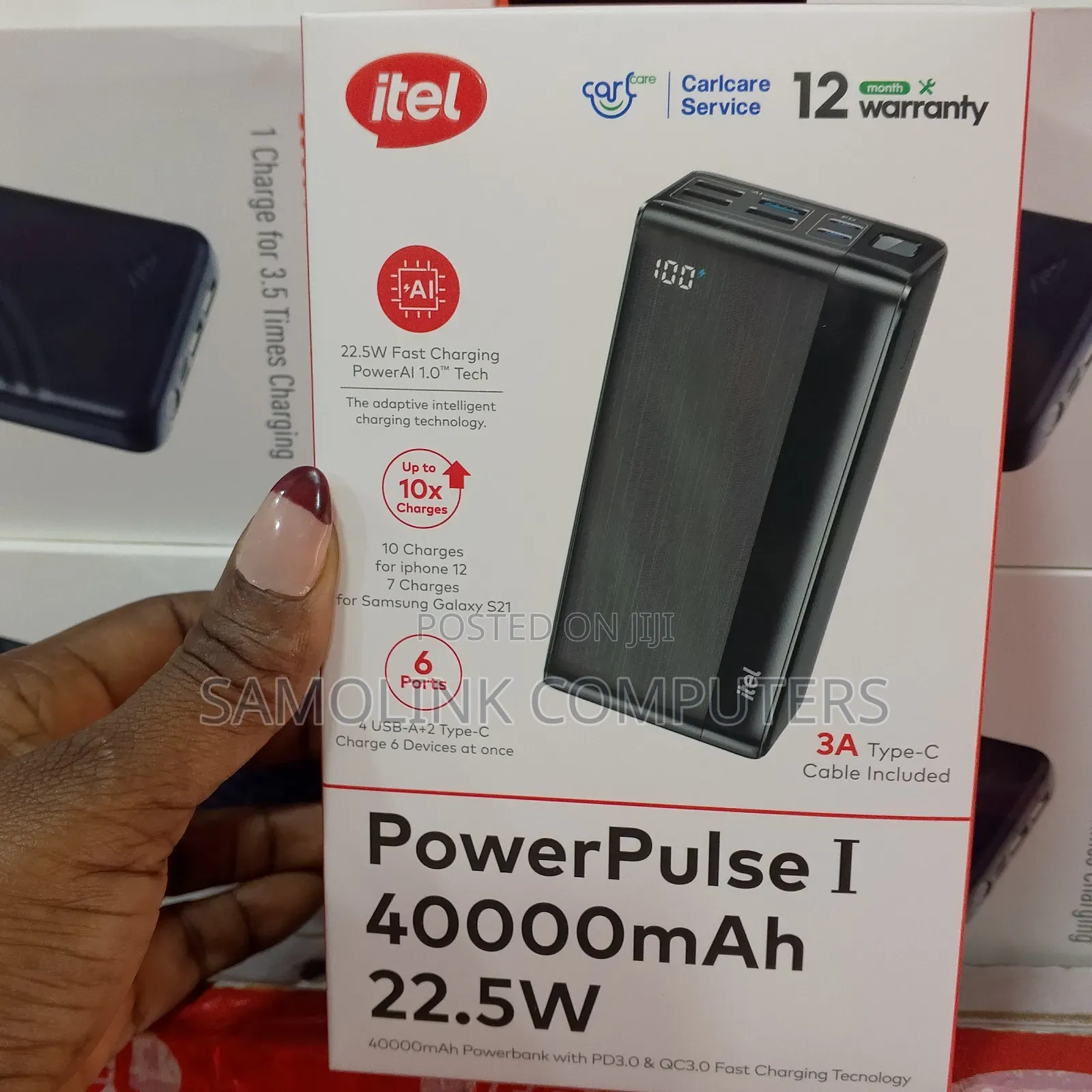 Itel Powerpulse 40,000mah Power Bank