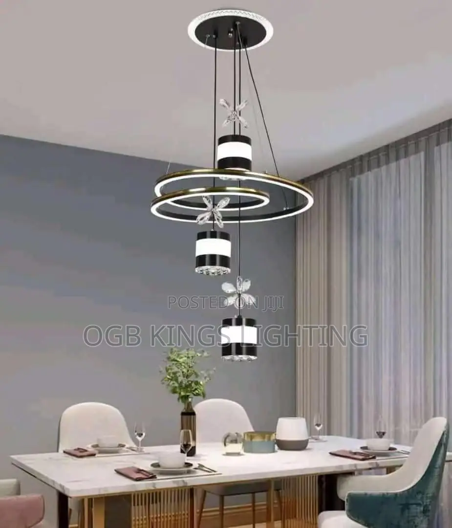 Modern Led Rings Ceiling Chandelier Living Room Dining Room Home Decor