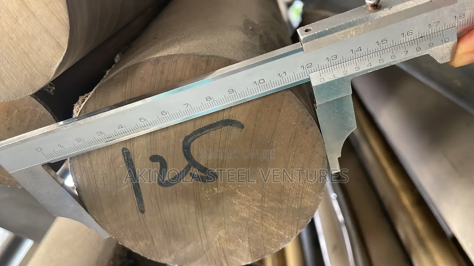 125mm Round Brass Rod Bar
