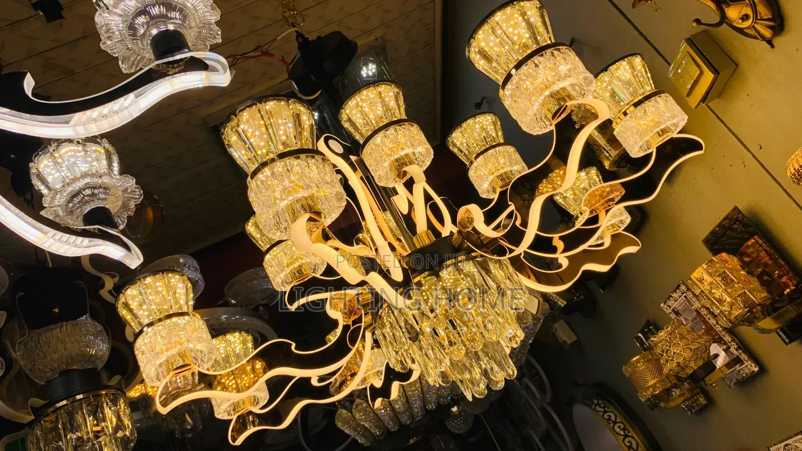 Led Chandelier Light By 12