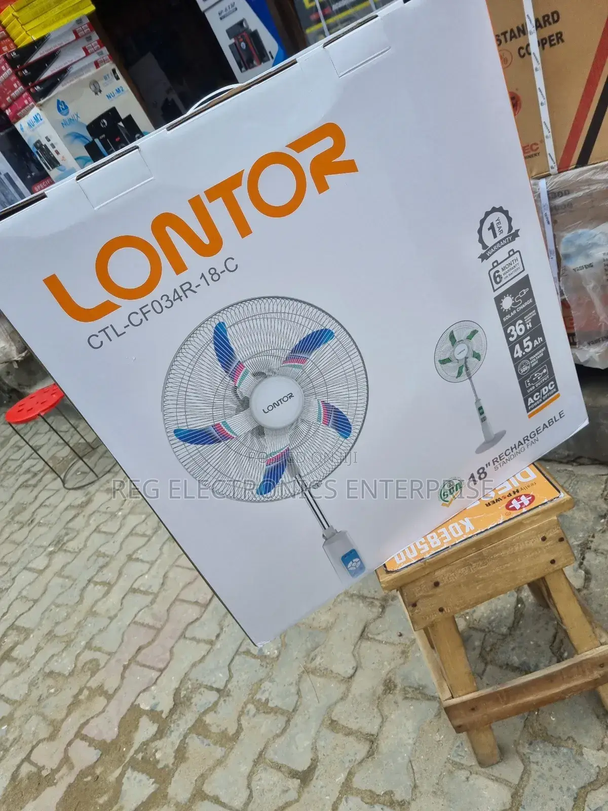 I Sell Lontor 18 Inches Rechargeable Standing Fan