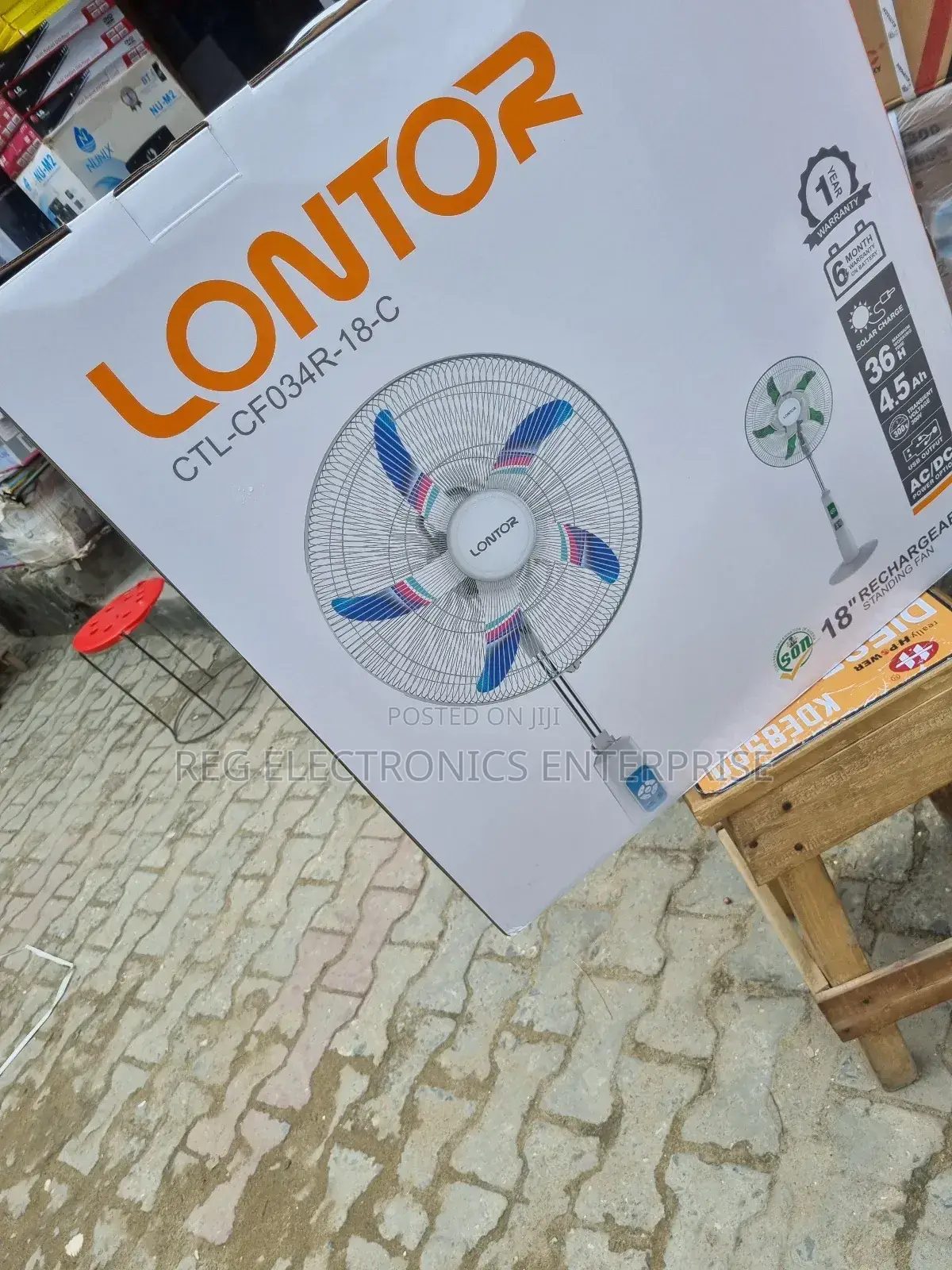 I Sell Lontor 18 Inches Rechargeable Standing Fan