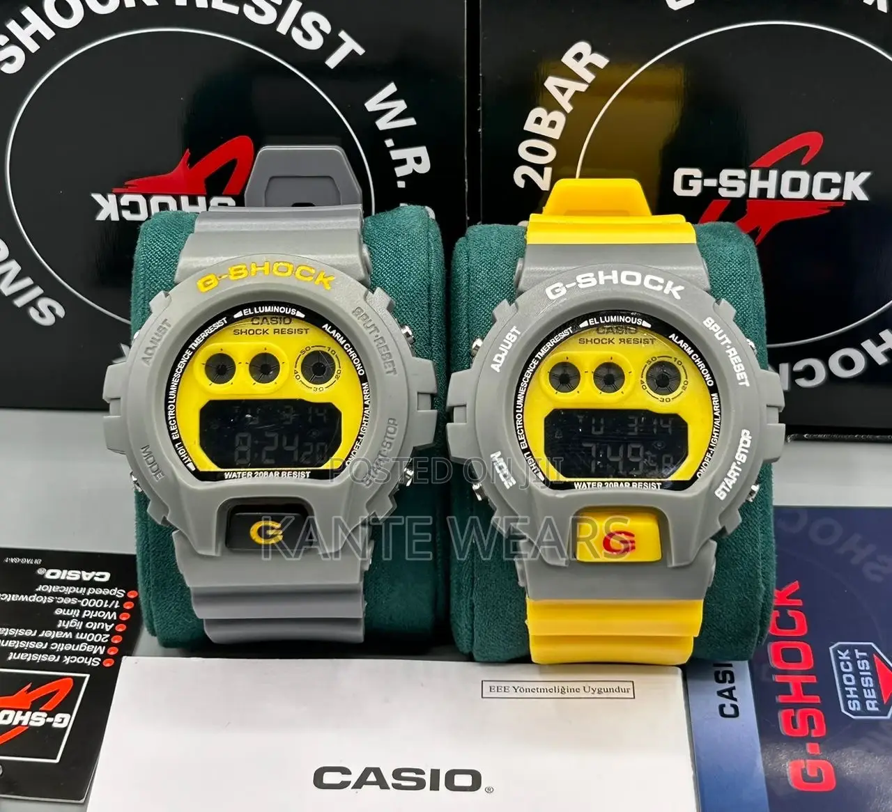 Gshock With the Exact Branded Box and Bag