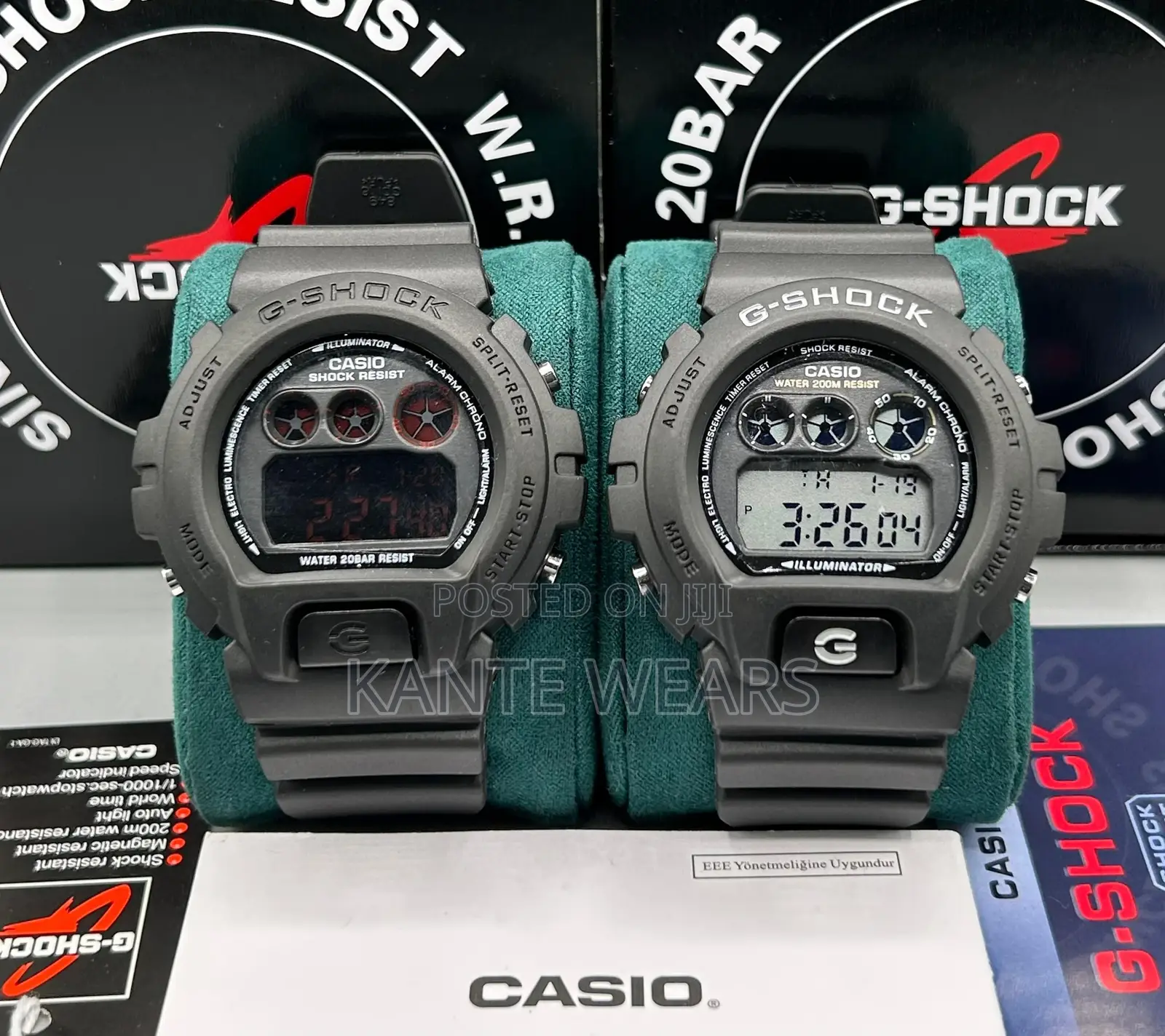 Gshock With the Exact Branded Box and Bag