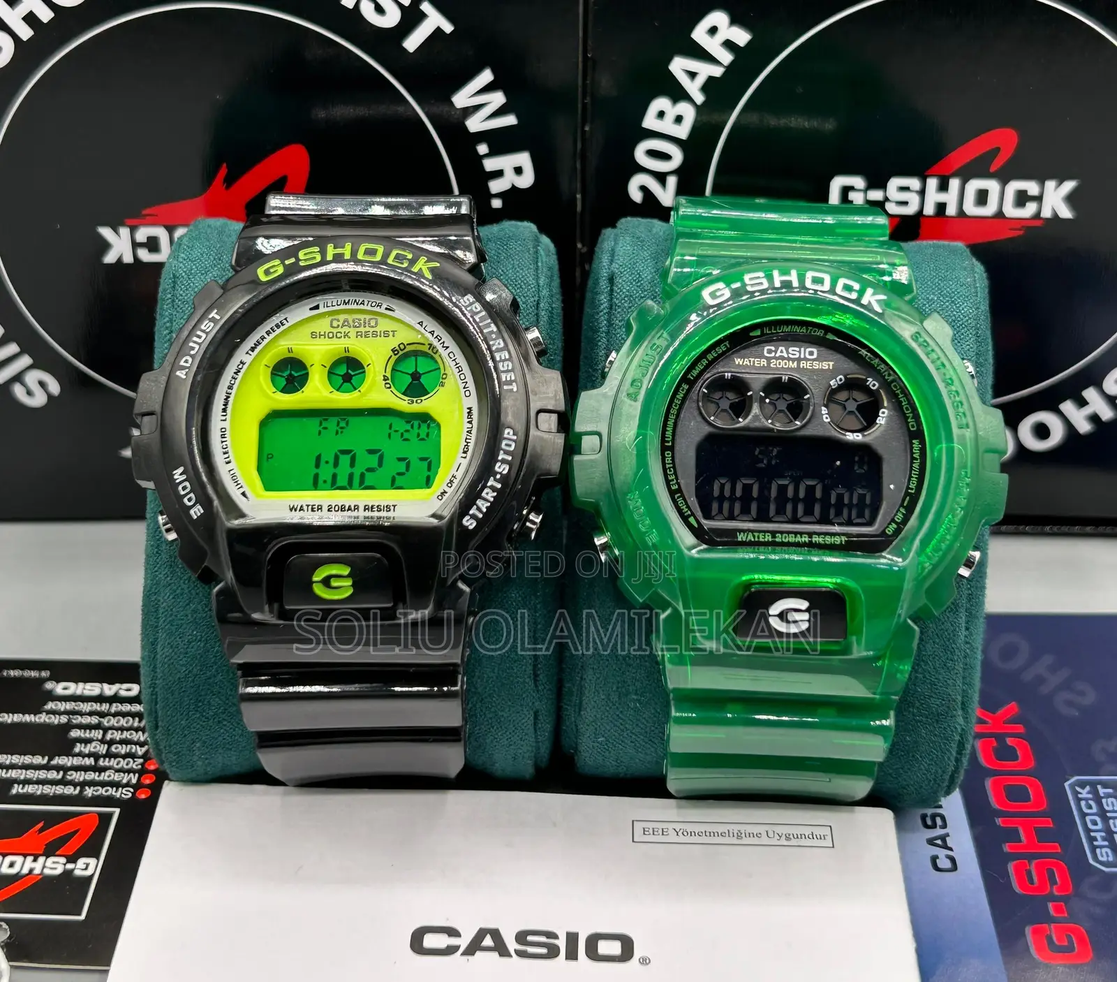 Gshock With the Exact Branded Box and Bag