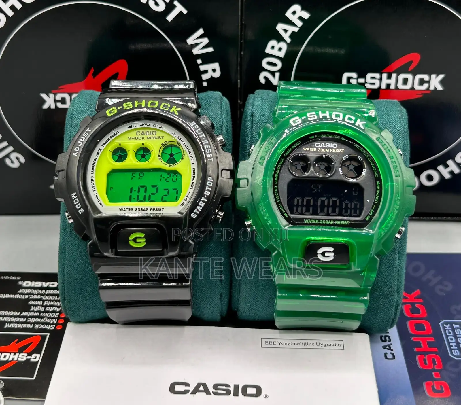 Gshock With the Exact Branded Box and Bag