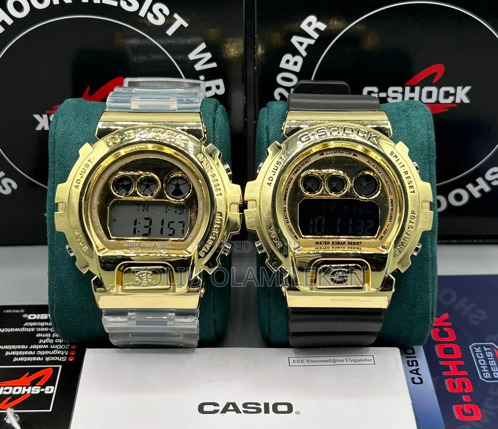Gshock With the Exact Branded Box and Bag