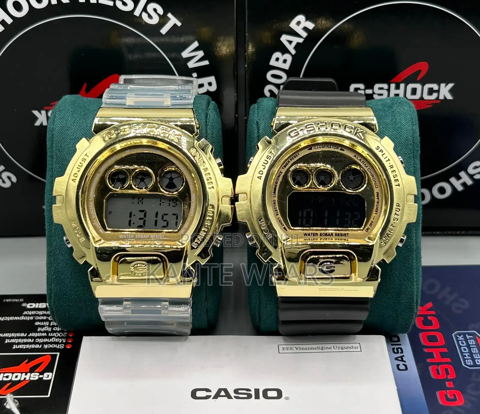 Gshock With the Exact Branded Box and Bag