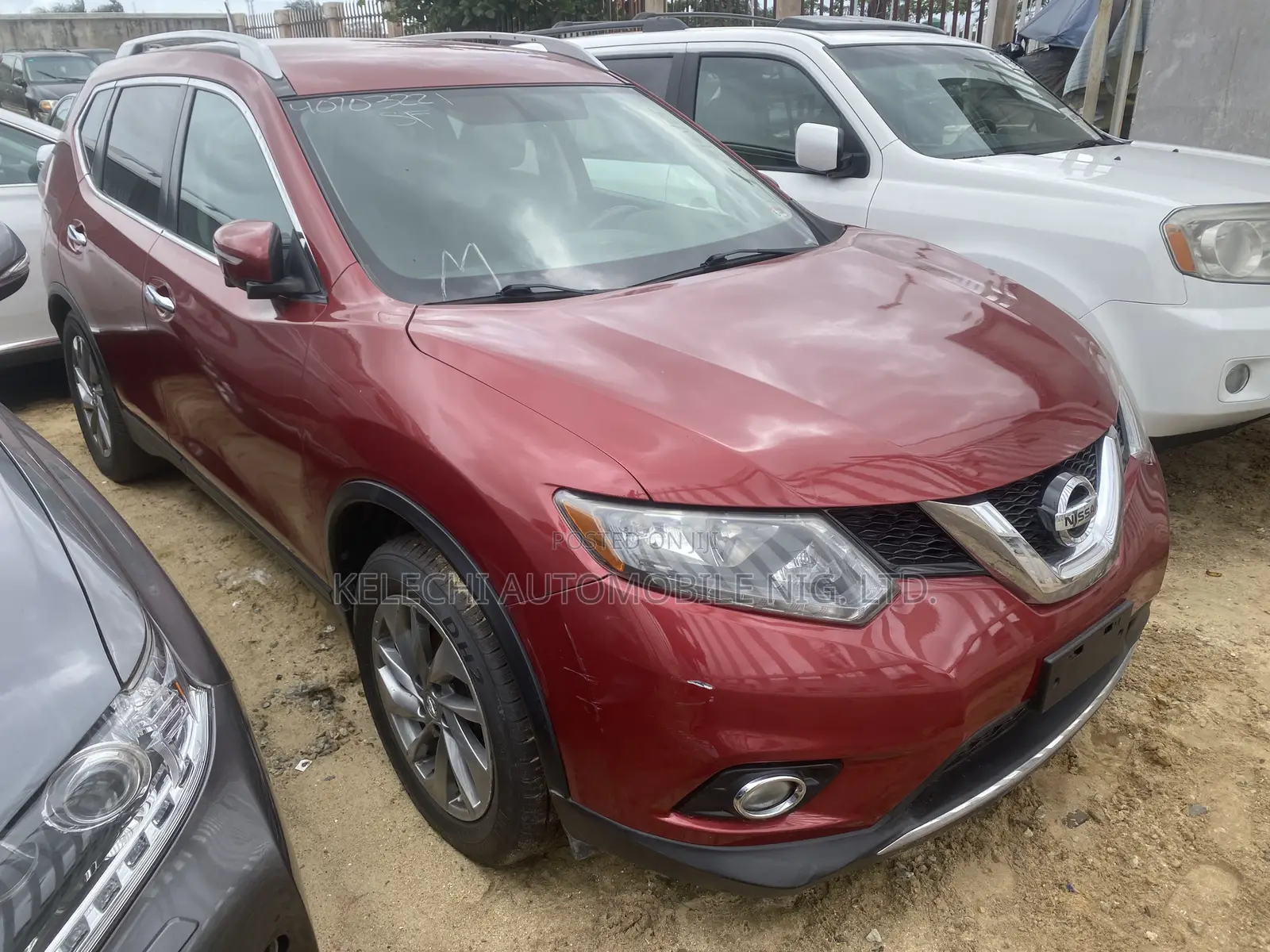 Nissan Rogue SL 4dr SUV AWD (2.5L 4cyl CVT) 2015 Red