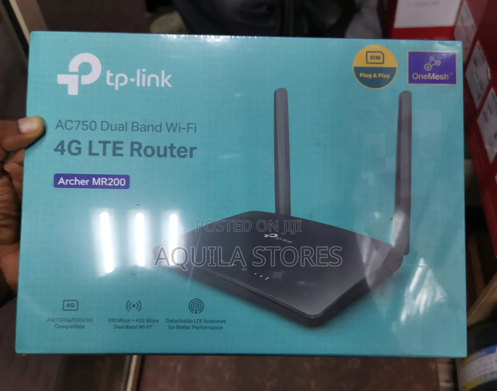 Tp-link Archer Mr200 Ac750 Dual Band Wi-fi 4g Lte Router.(Sim Router)