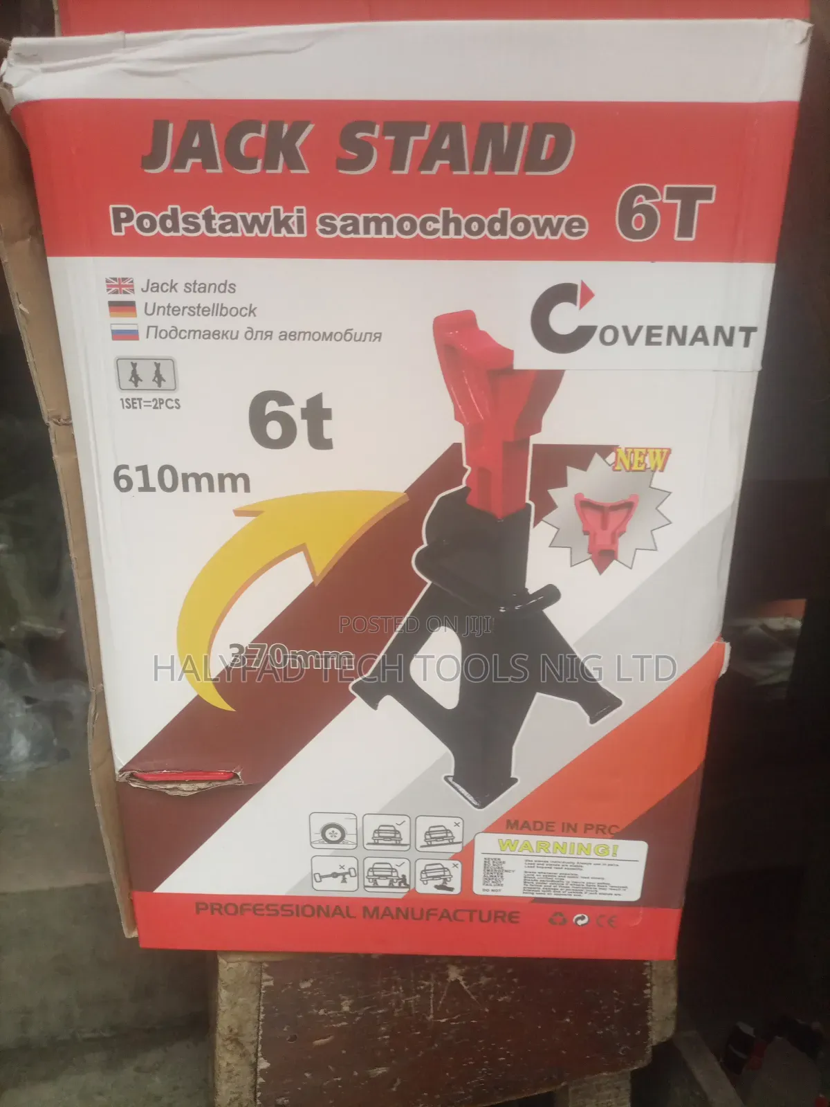 6 Ton Jack Stand Heavy Duty