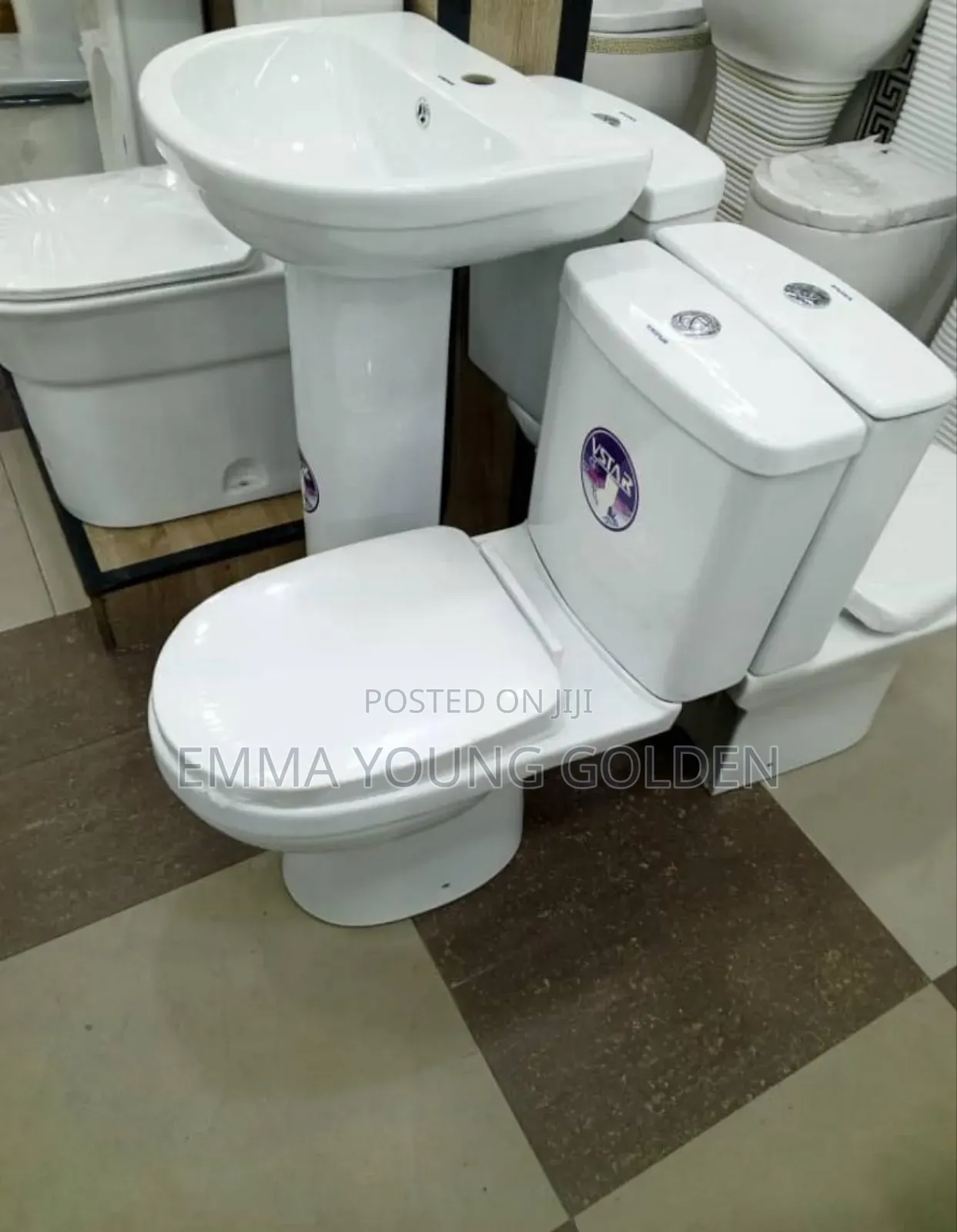 V Star Miniset Wc White