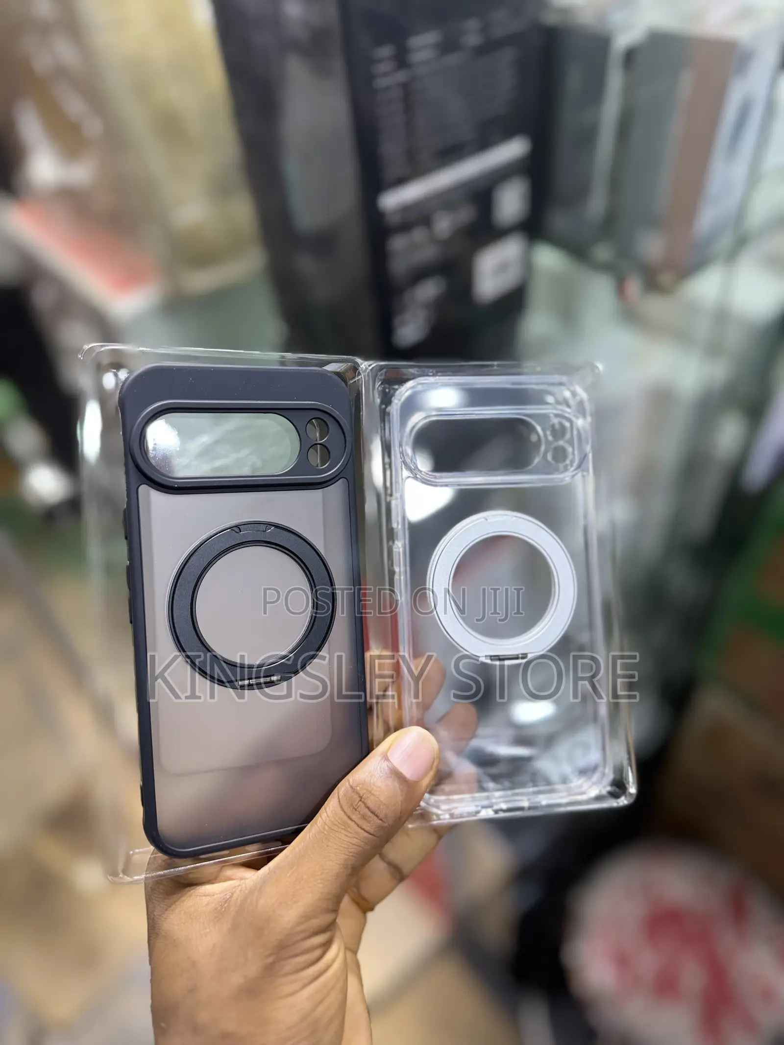 Magnetic Case With 360 Rotation Ring Stand For Google Pixel 10 Pro Xl