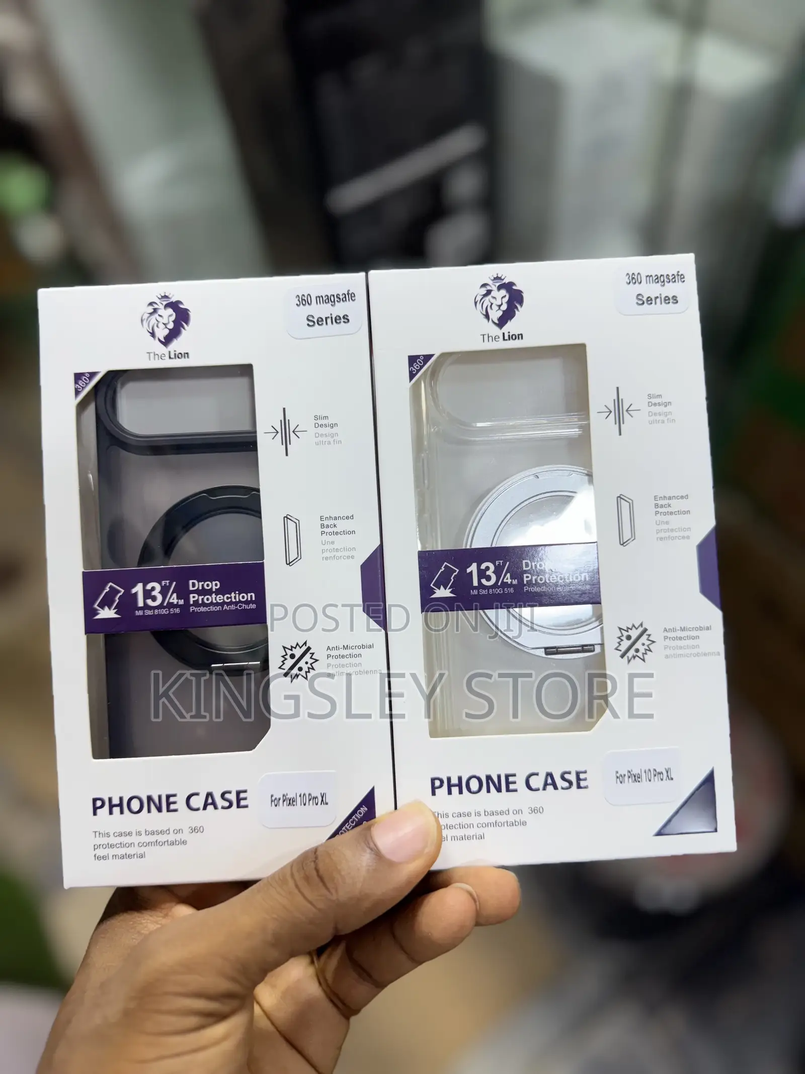 Magnetic Case With 360 Rotation Ring Stand For Google Pixel 10 Pro Xl