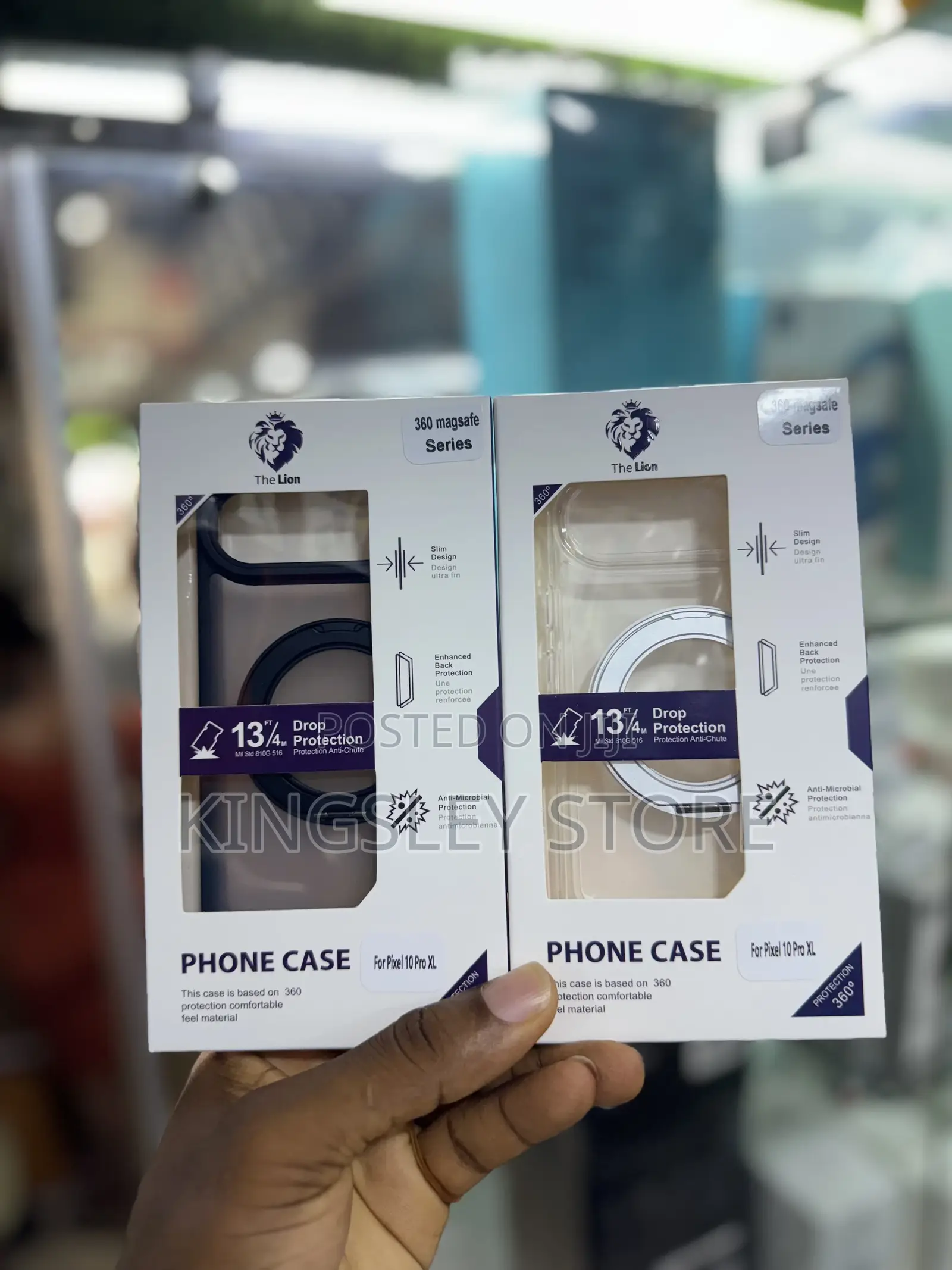 Magnetic Case With 360 Rotation Ring Stand For Google Pixel 10 Pro Xl