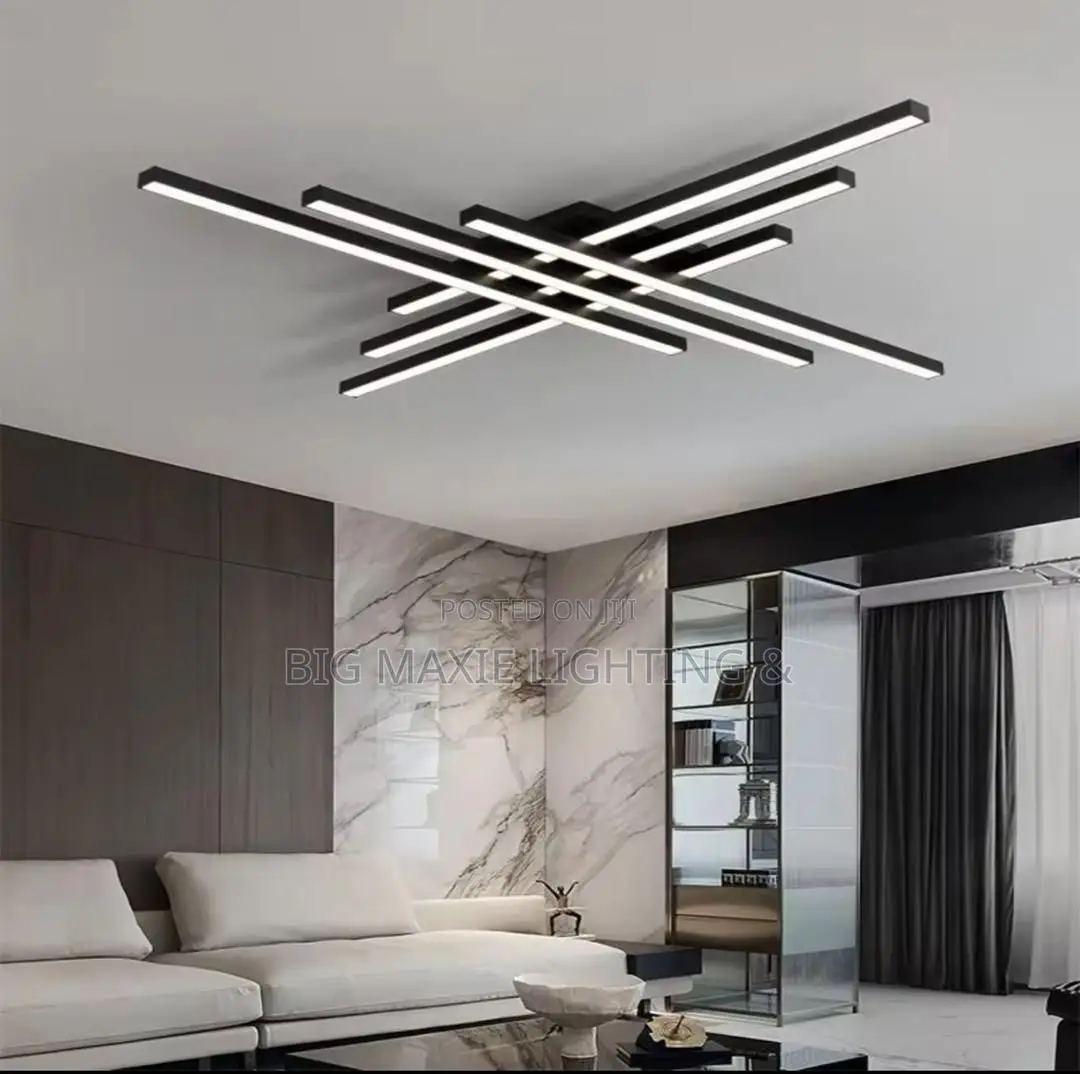 Nordic Modern Long Strip Ceiling Lamp for Living Room, Bedroom