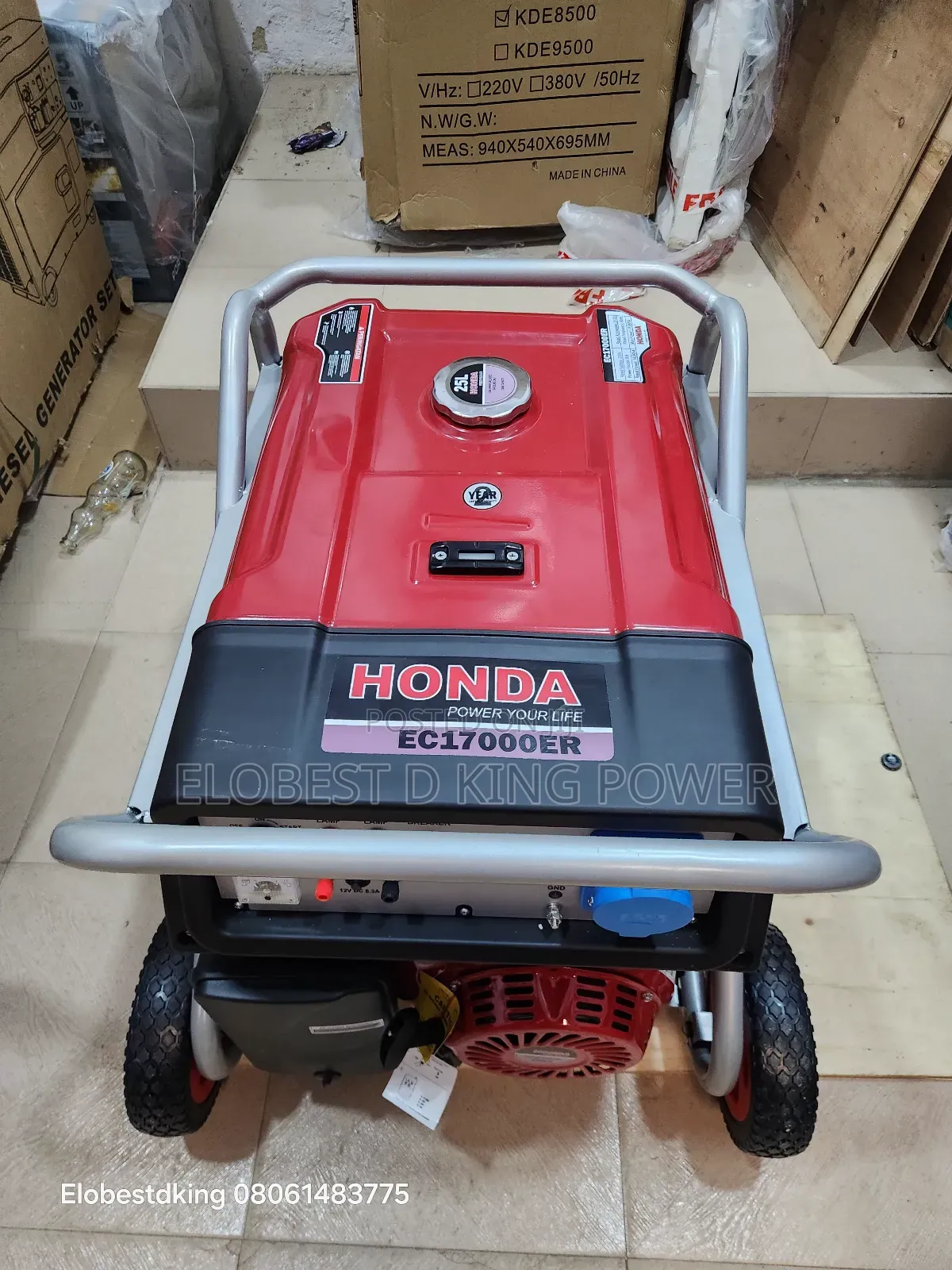 15kva Original Honda Generator With Remote Control 100% Copper Coil