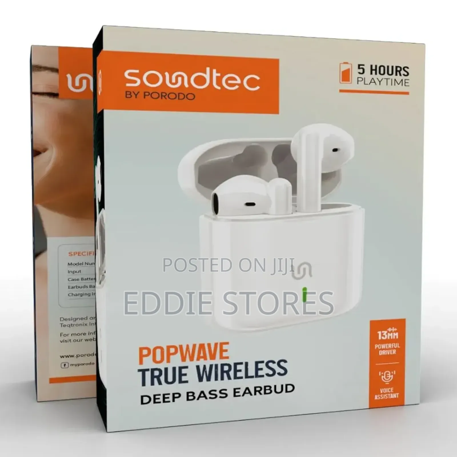 The Porodo Soundtec Popwave True Wireless Earphones