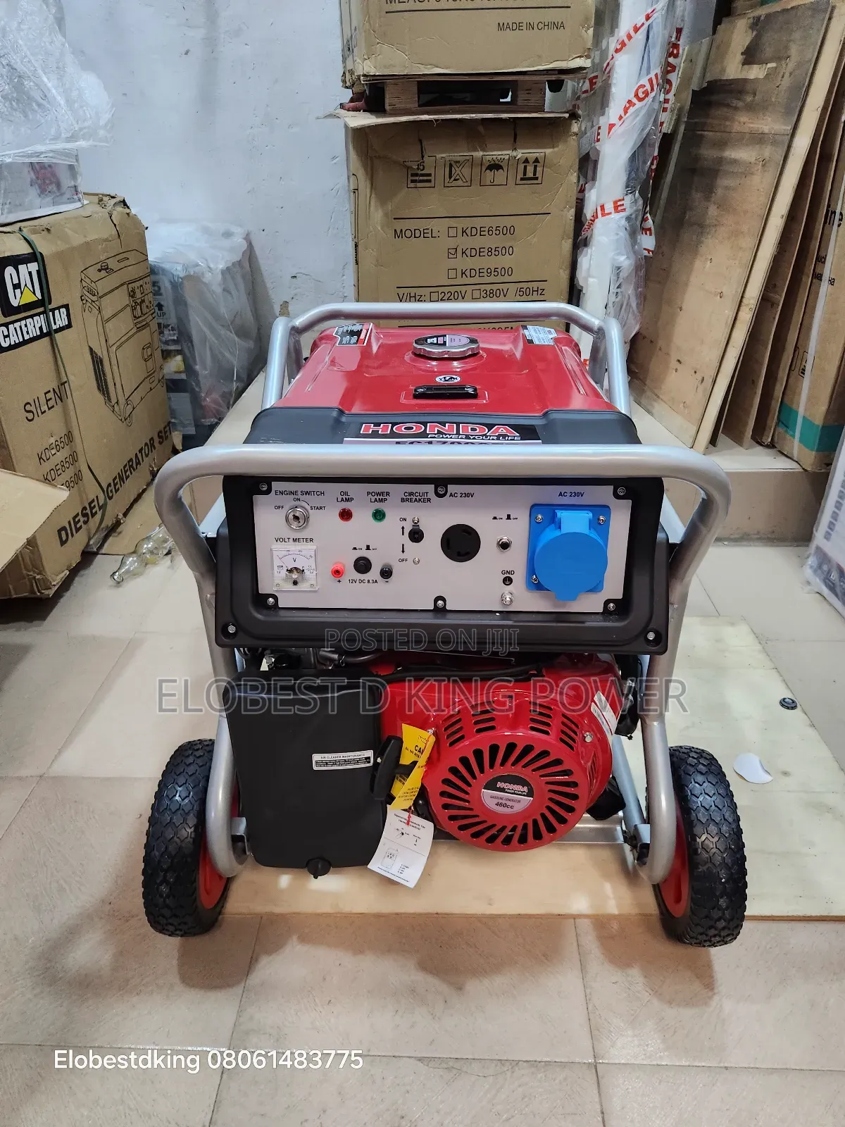 15kva Honda Generator With Remote Control 100% Pure Copper Coil