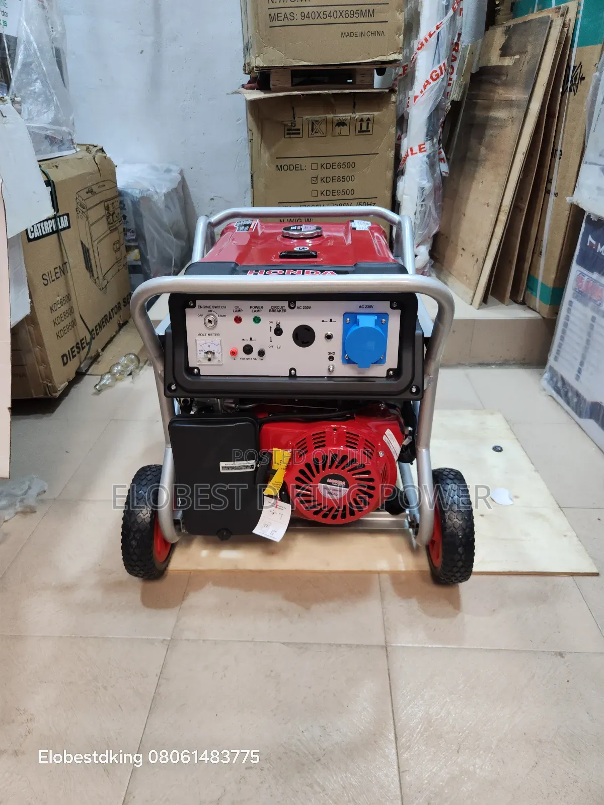 15kva Honda Generator With Remote Control 100% Copper Coil