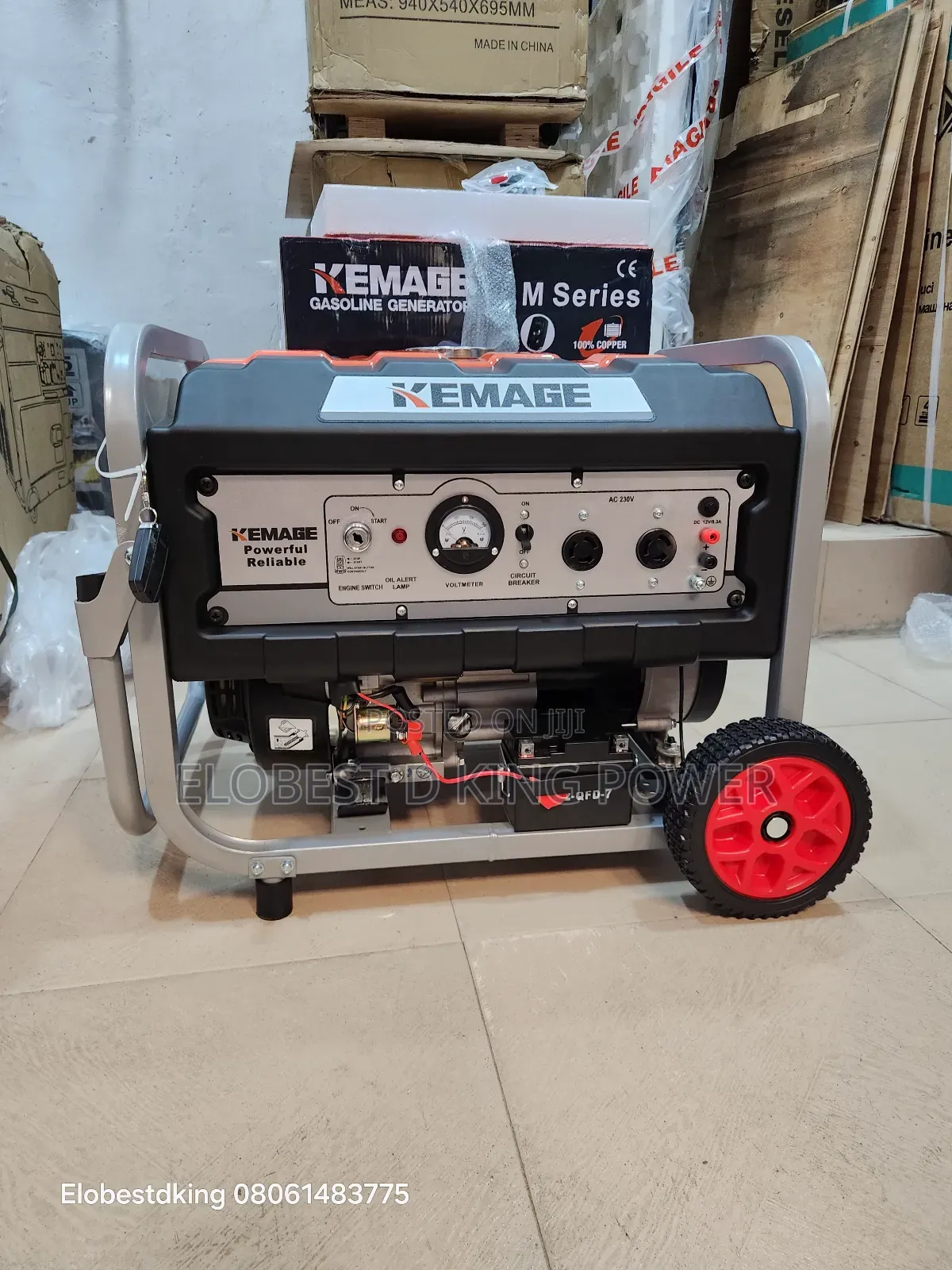 Kemage 5.5kva Generator Set With Remote Control 100% Copper Coil
