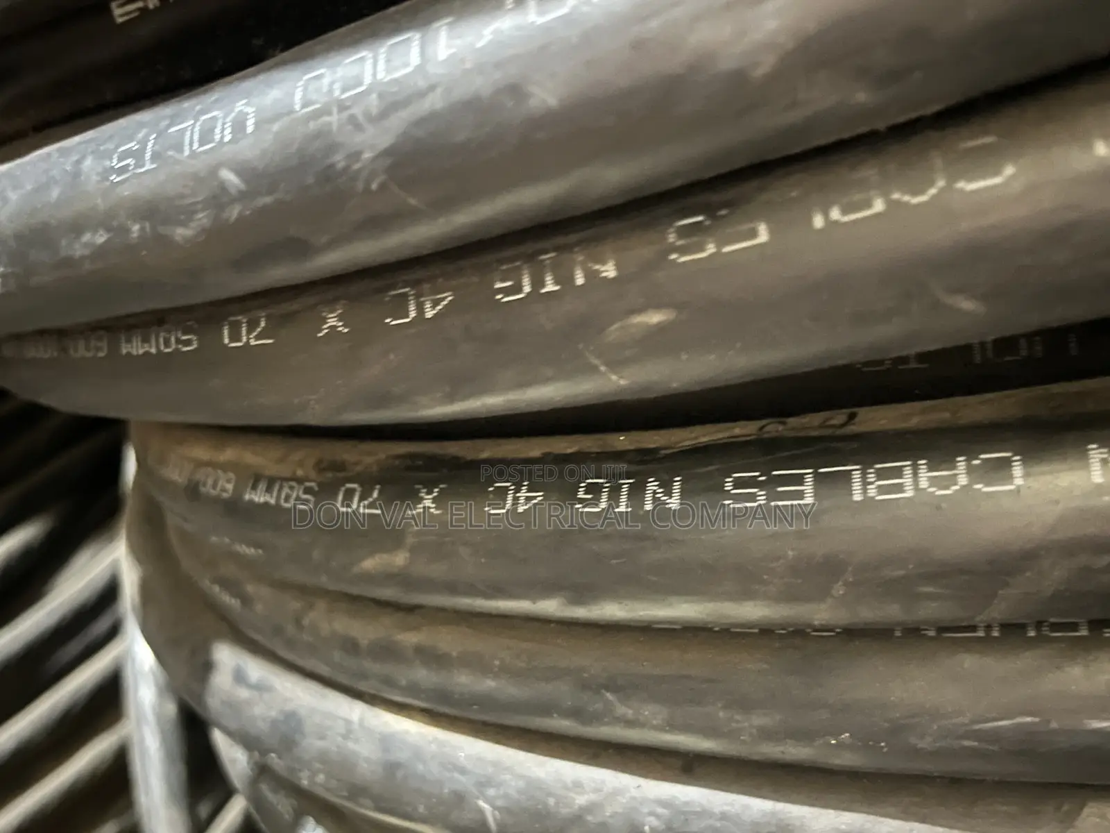 70mmx4core Copper Armored Cable