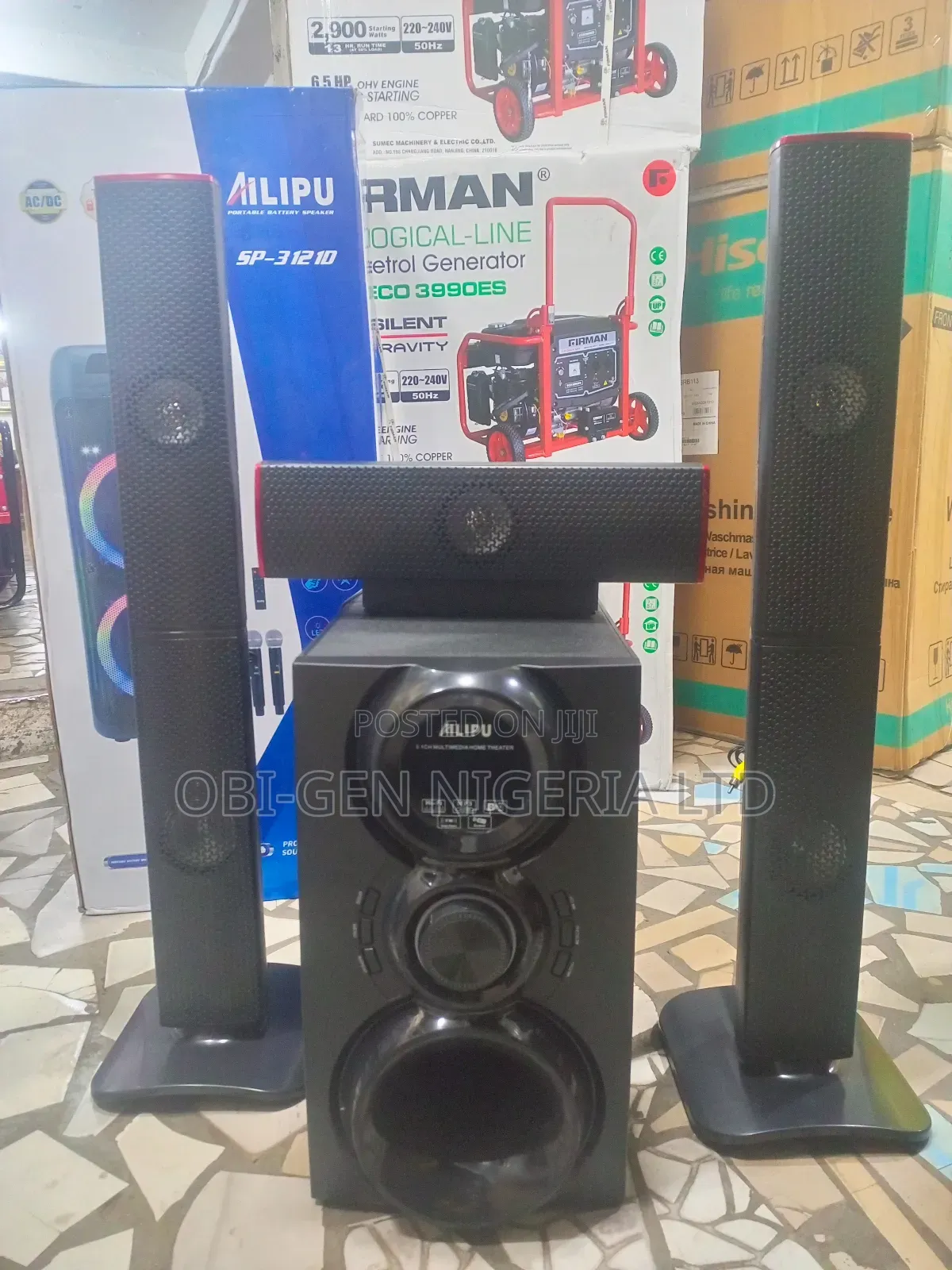 Ailipu Sp-8304, A Powerful 3.1-channel Multimedia Speaker Set