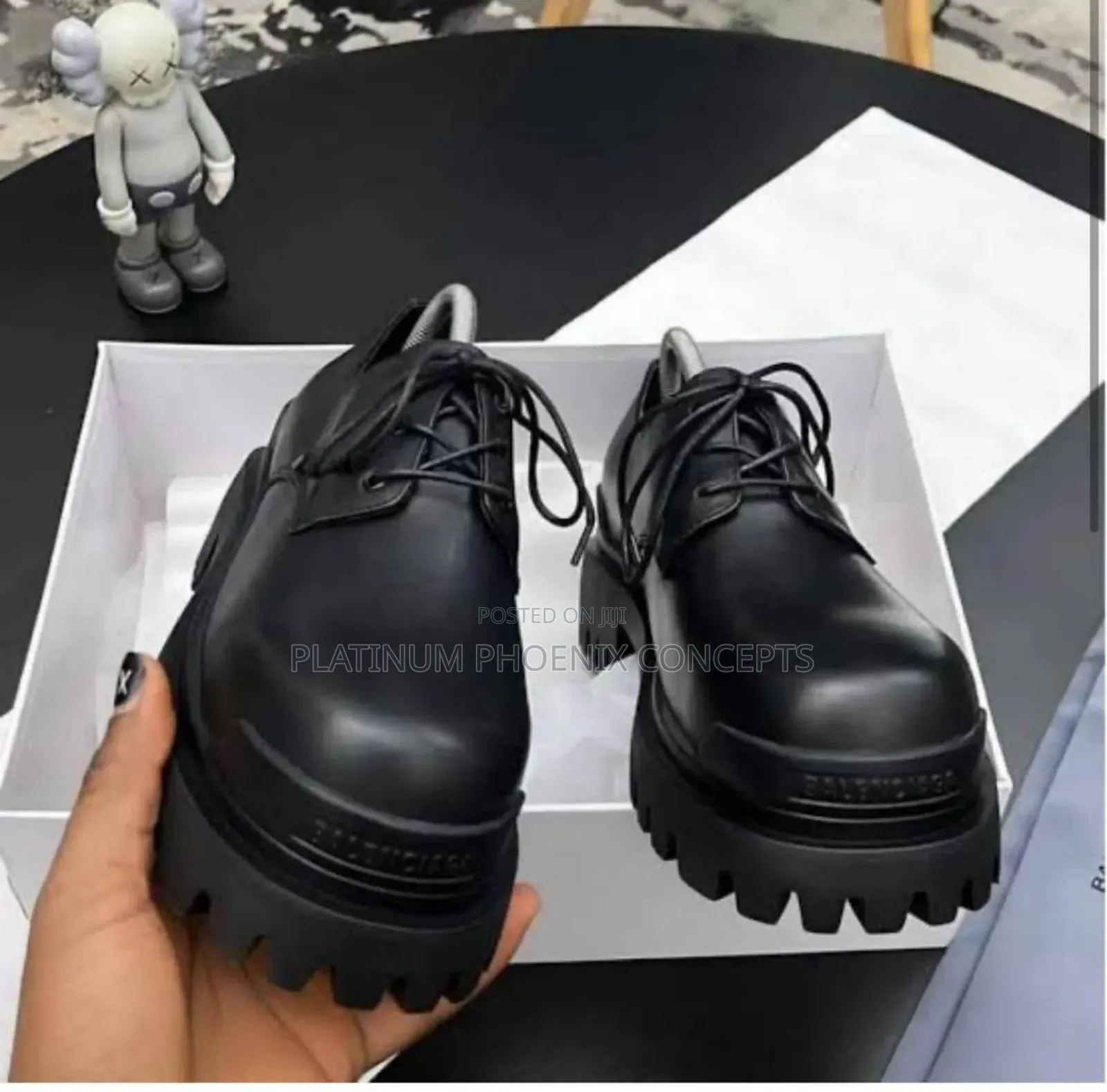 Luxury Balenciaga High Quality Leather Corporate Shoe