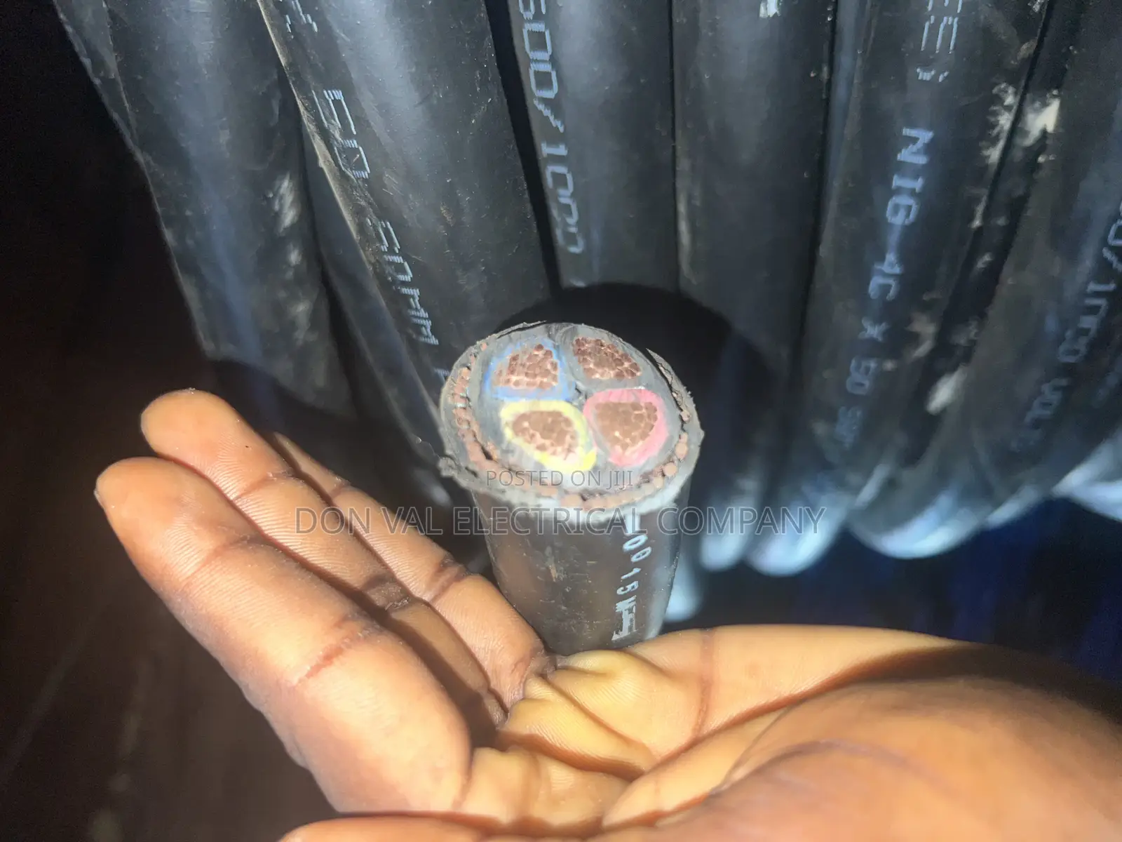 50mmx4core Copper Armored Cable