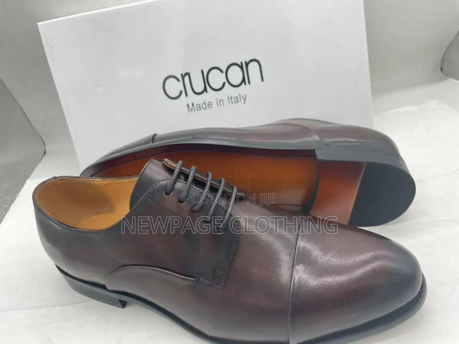 Clarks Men’S Premium Brown Oxford Leather Shoes