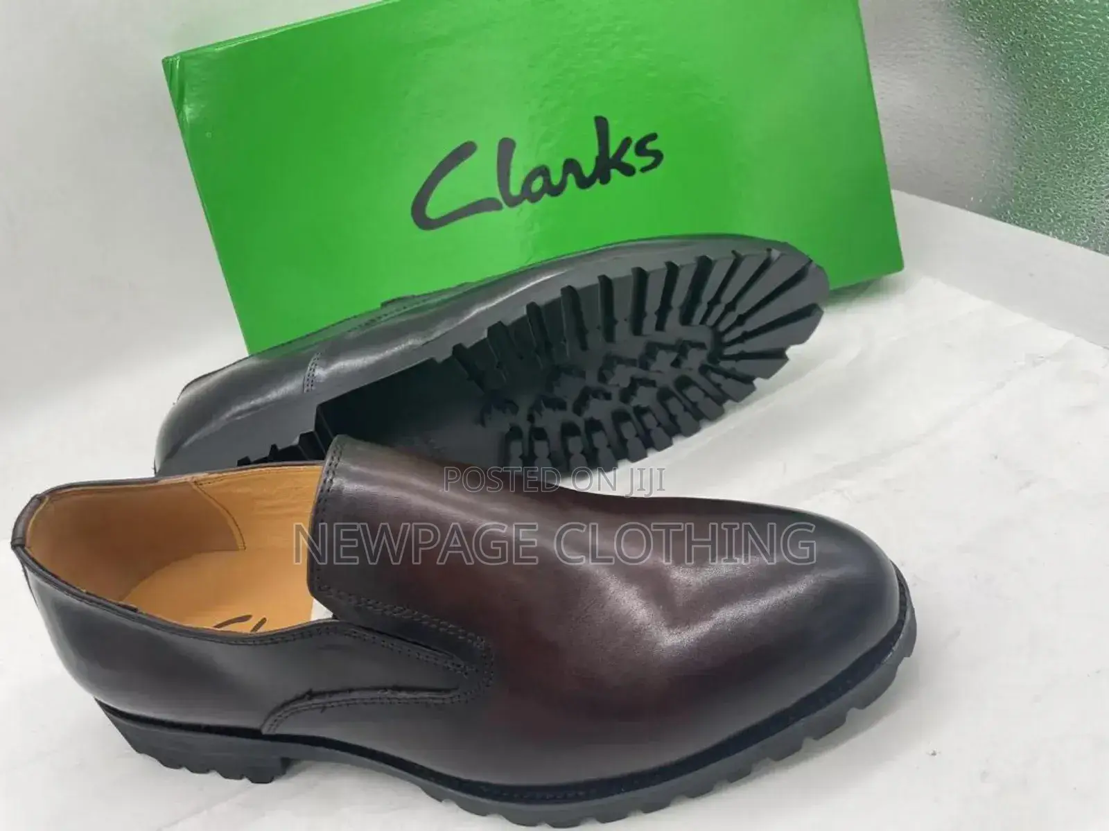 Clarks Men’S Dressy Black Brown Leather Loafers