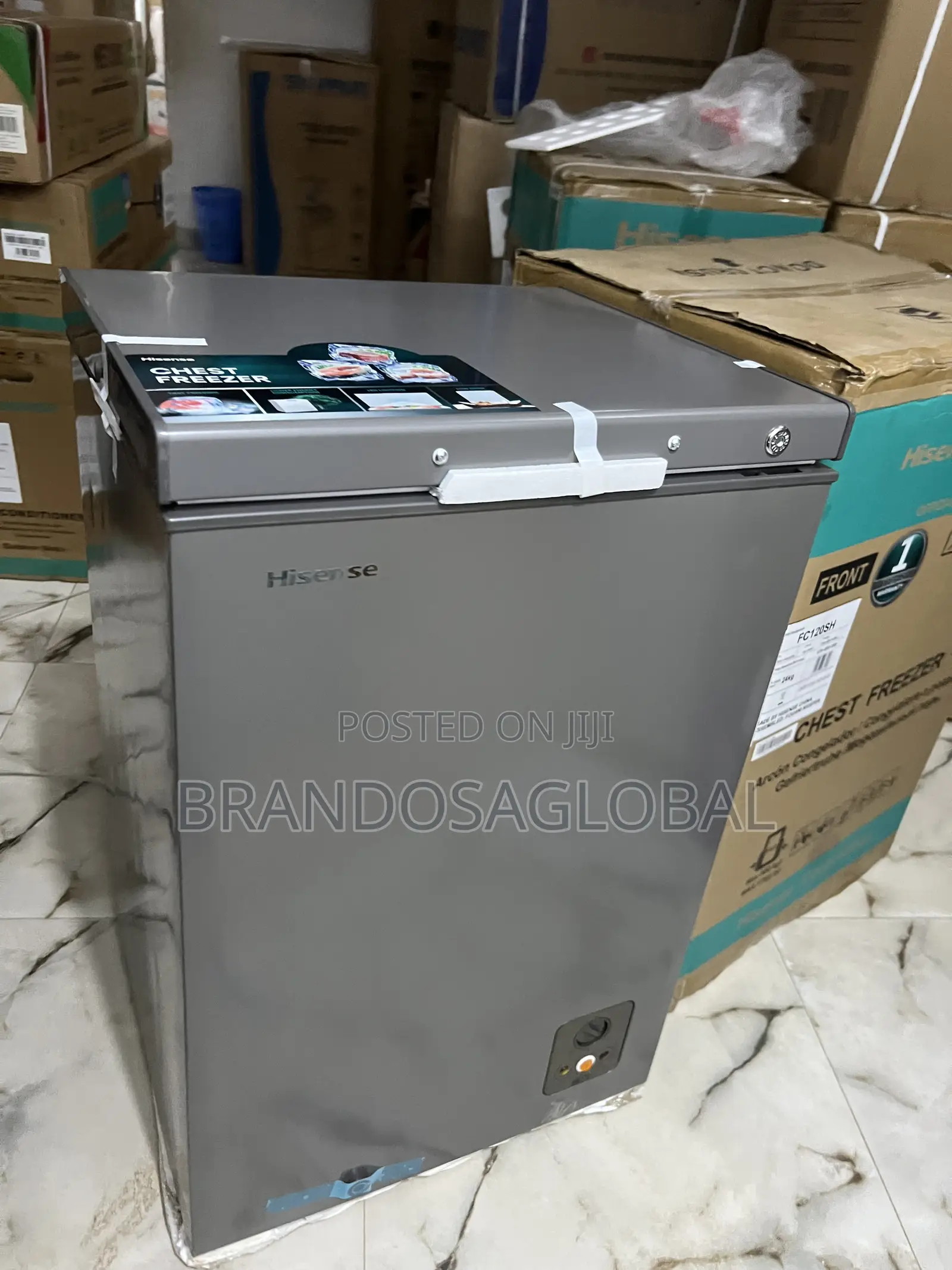Hisense 95 Litres Chest Freezer (Fc12osh)- Silver With 1 Year Warranty