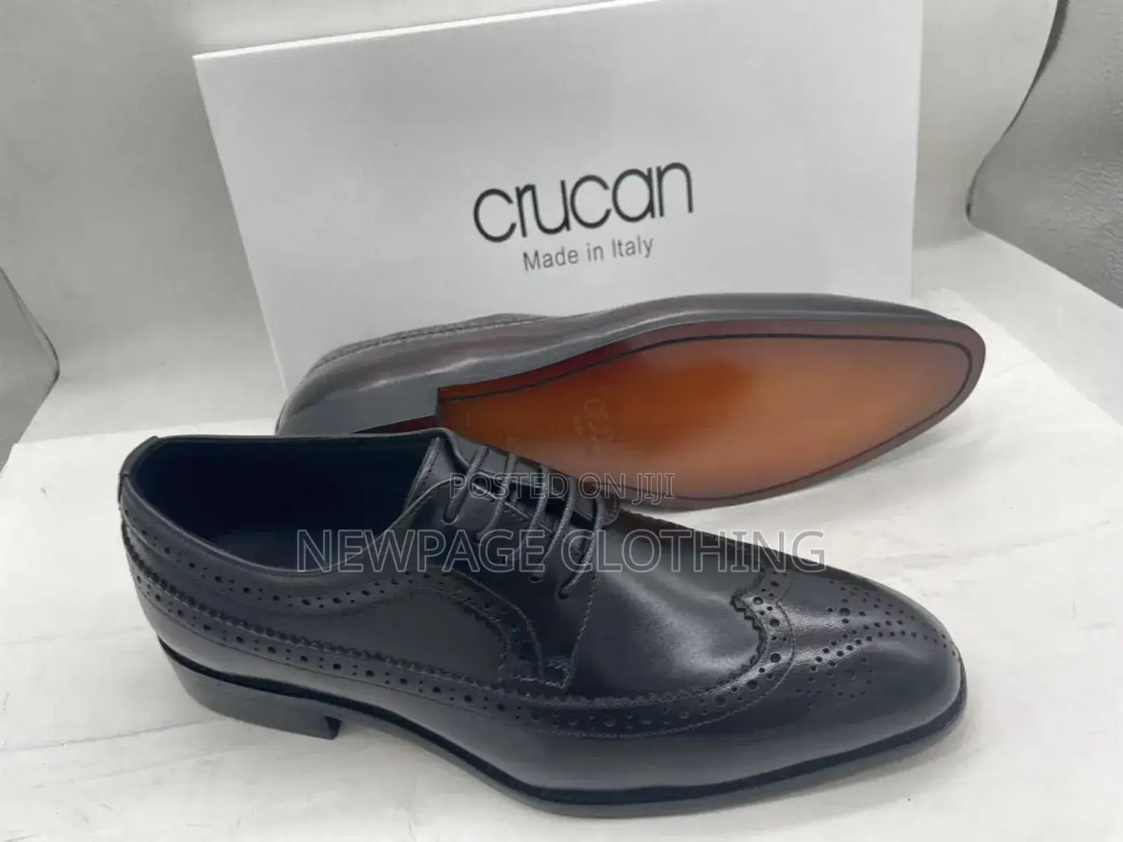 Clarks Black Full Brogues Leather Business Shoes