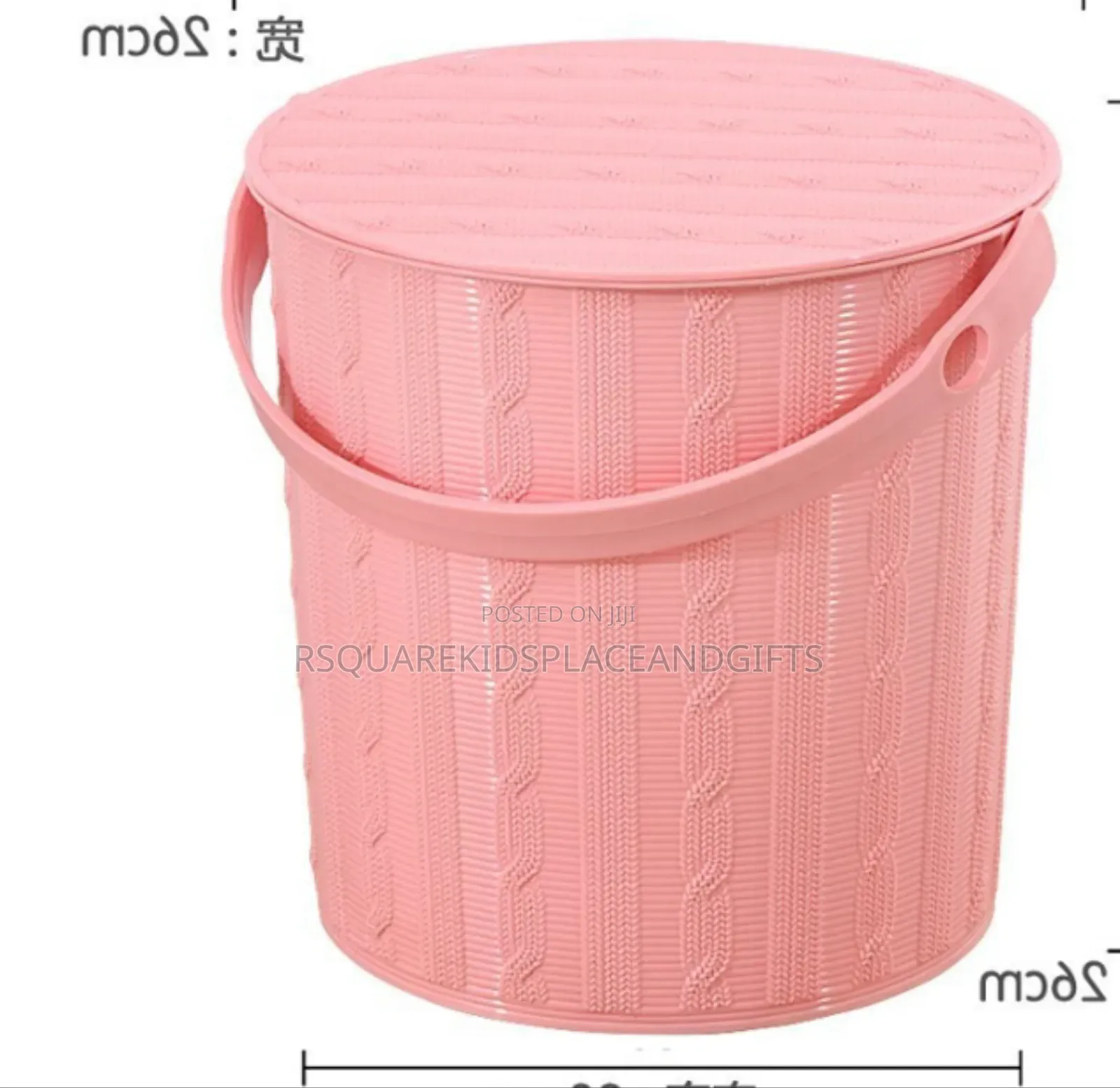 Thick Bucket With Lid for Souvenir